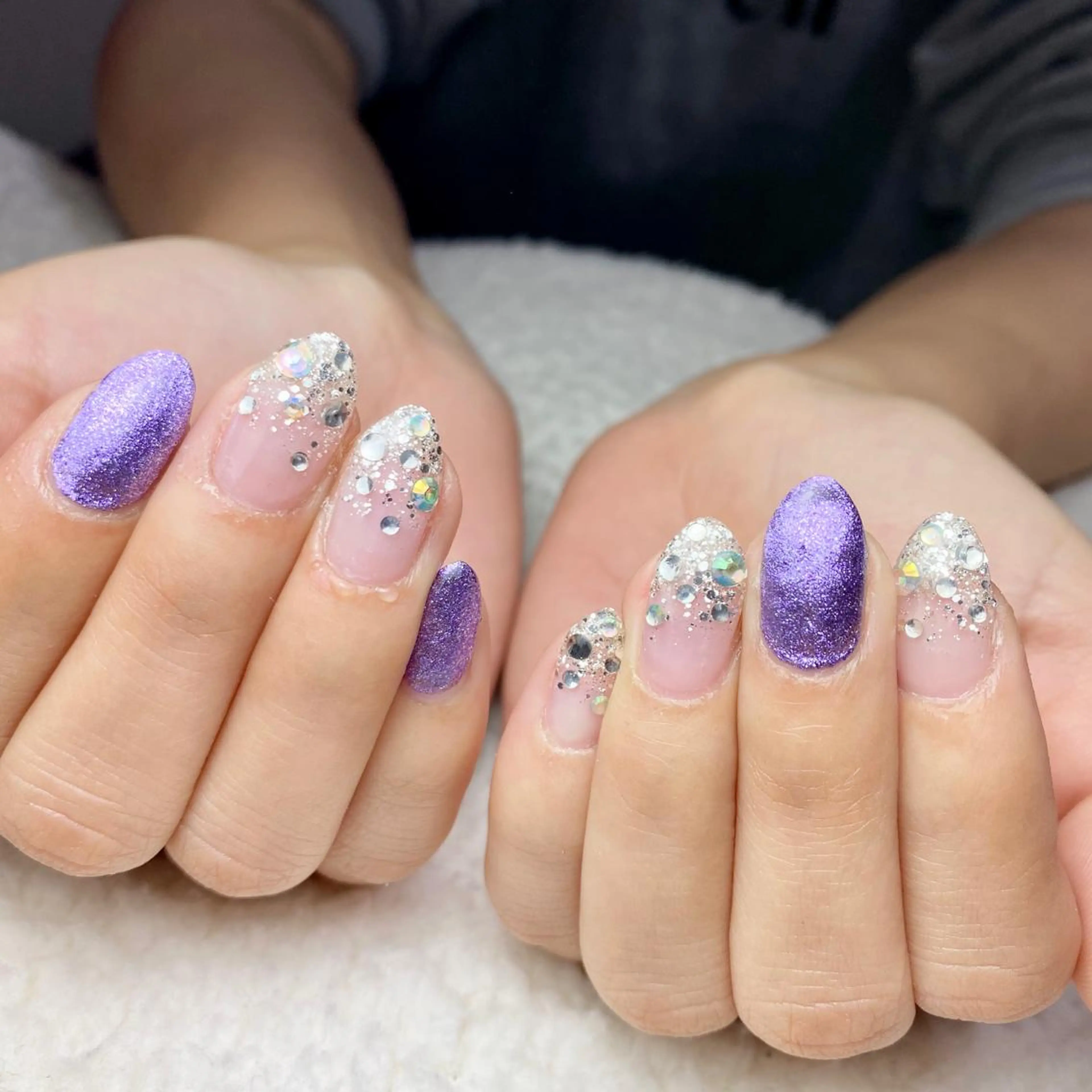 ネイル オーロラネイル キラキラネイル ラメ(グリッター) ハンドネイル COCO+所属・COCO +のエステ・リラクイメージ
