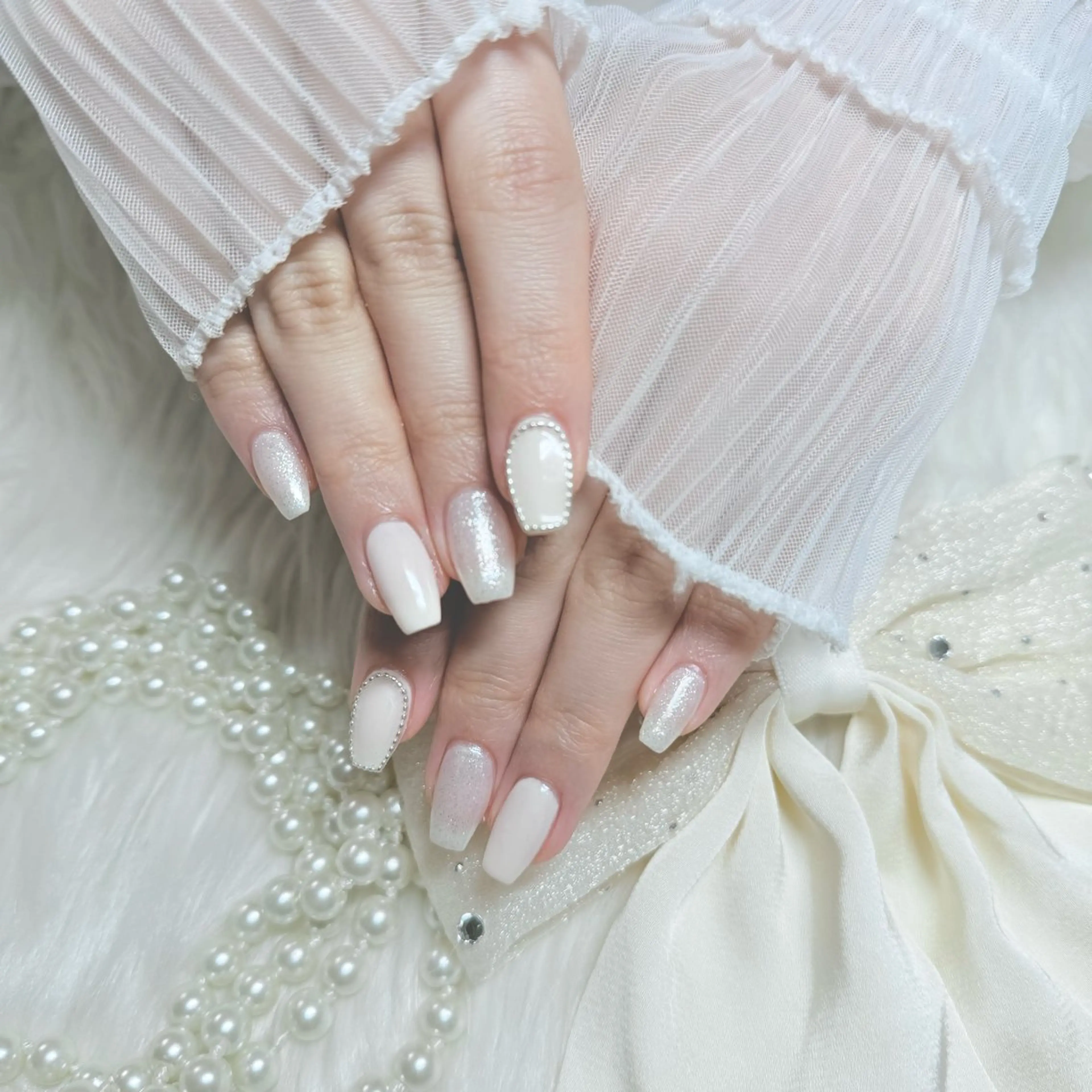 ネイル ハンドネイル 🩵 aoi🩵のネイルデザイン