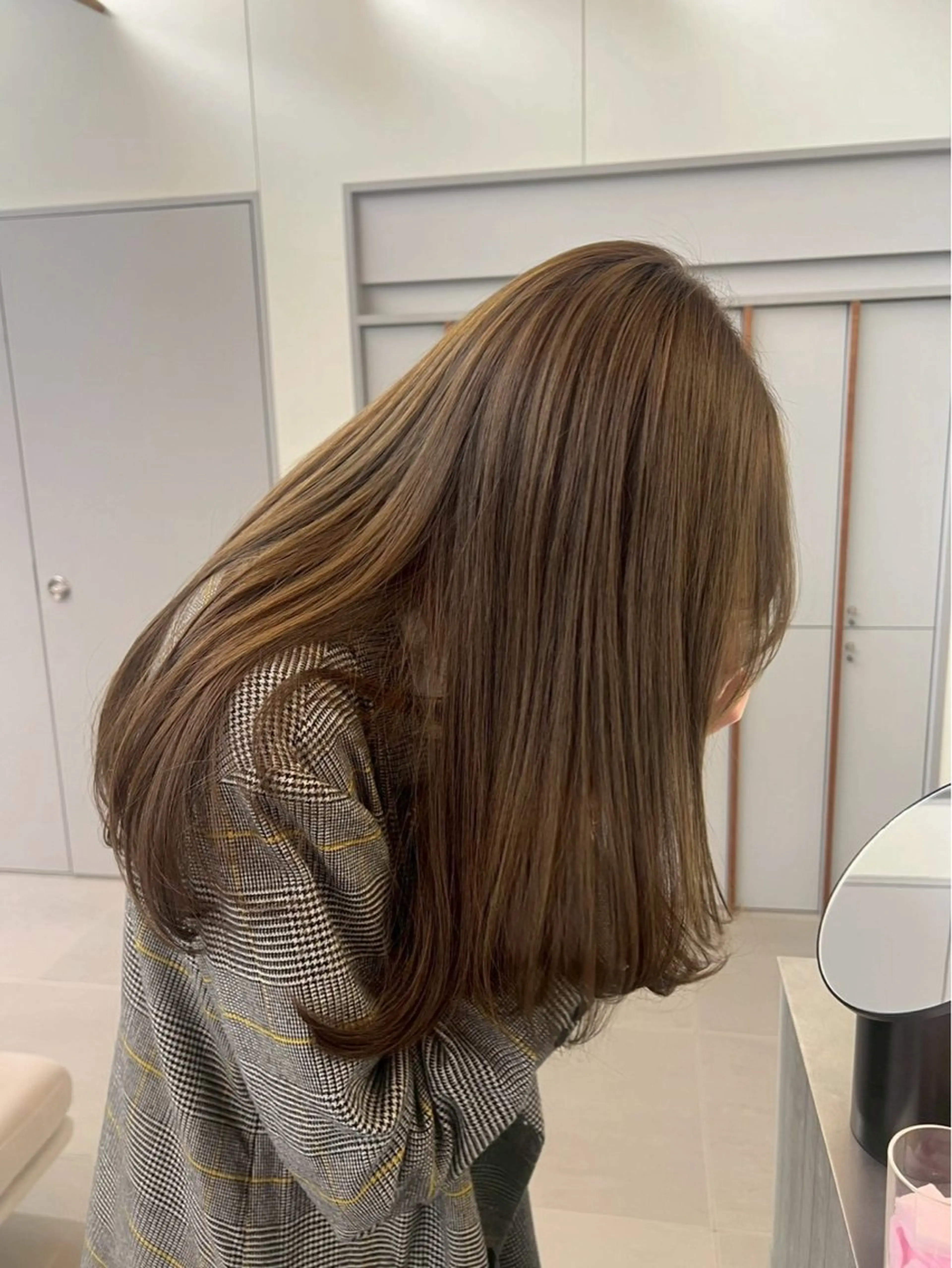 ロング カラー カット ヘアカラー 似合わせレイヤー🍏 ★パーマ/ののかのヘアスタイル