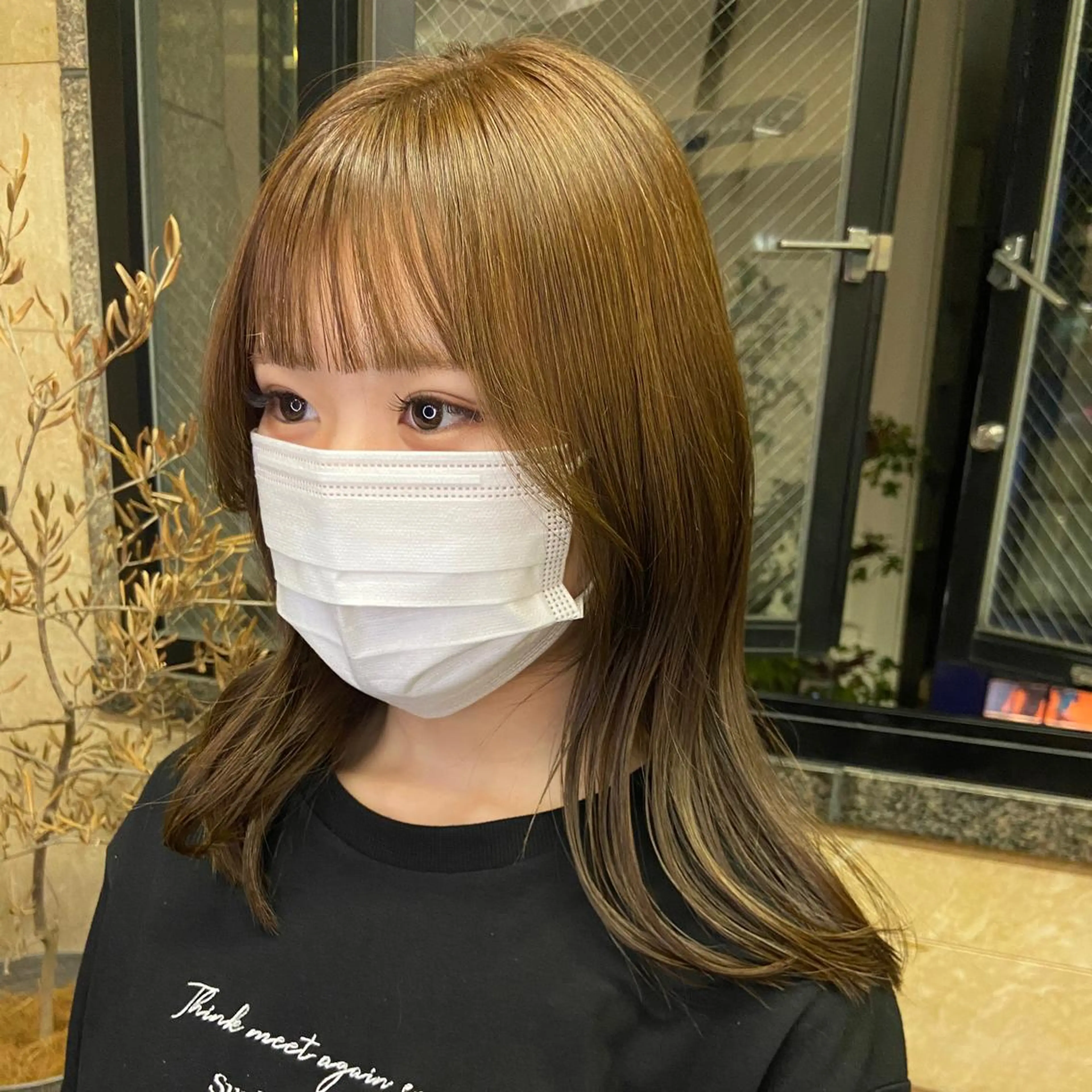 ロング ヘアカラー トリートメント ヘアセット 地毛風艶カラー🌿 喜多夏海のヘアスタイル