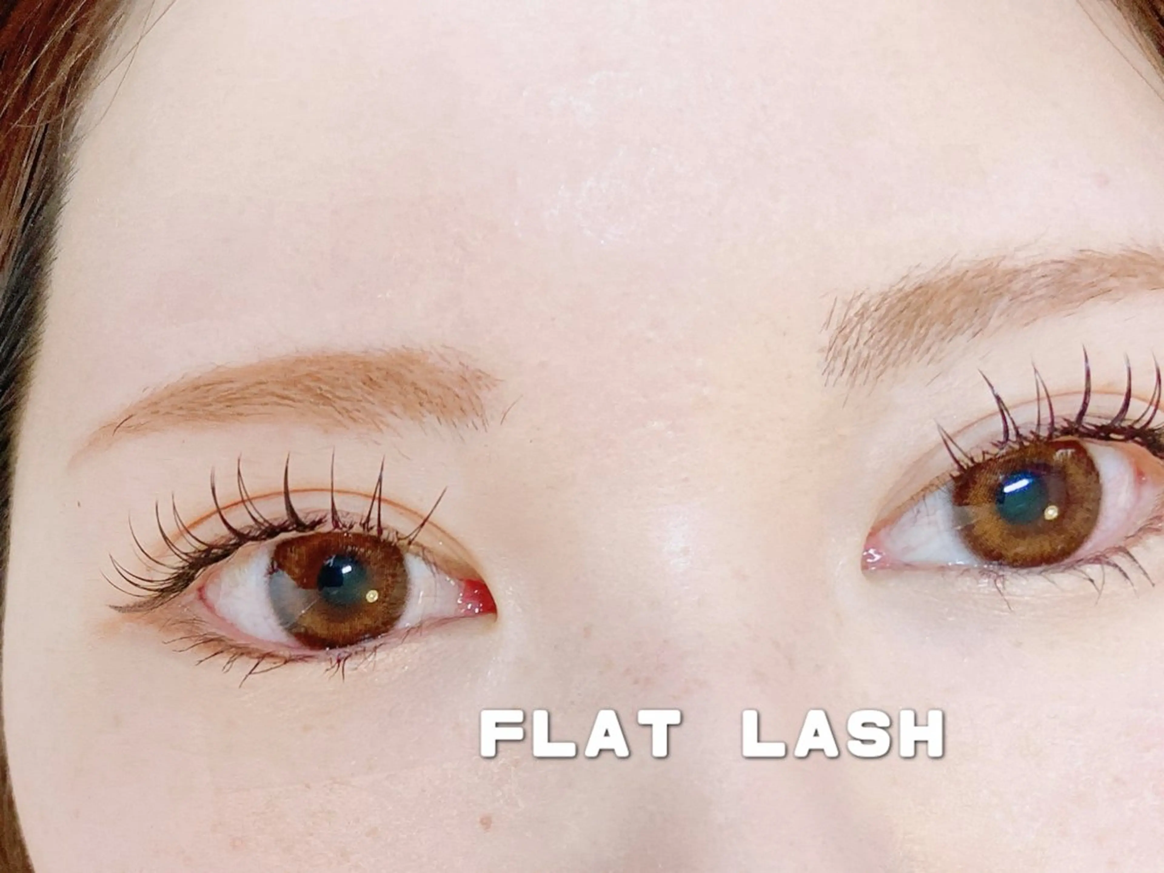 マツエク・マツパ 束感まつ毛 フラットラッシュ 韓国風マツエク UON【ウオン】所属・まつげとまゆげ UON《うおん》のマツエク・マツパデザイン