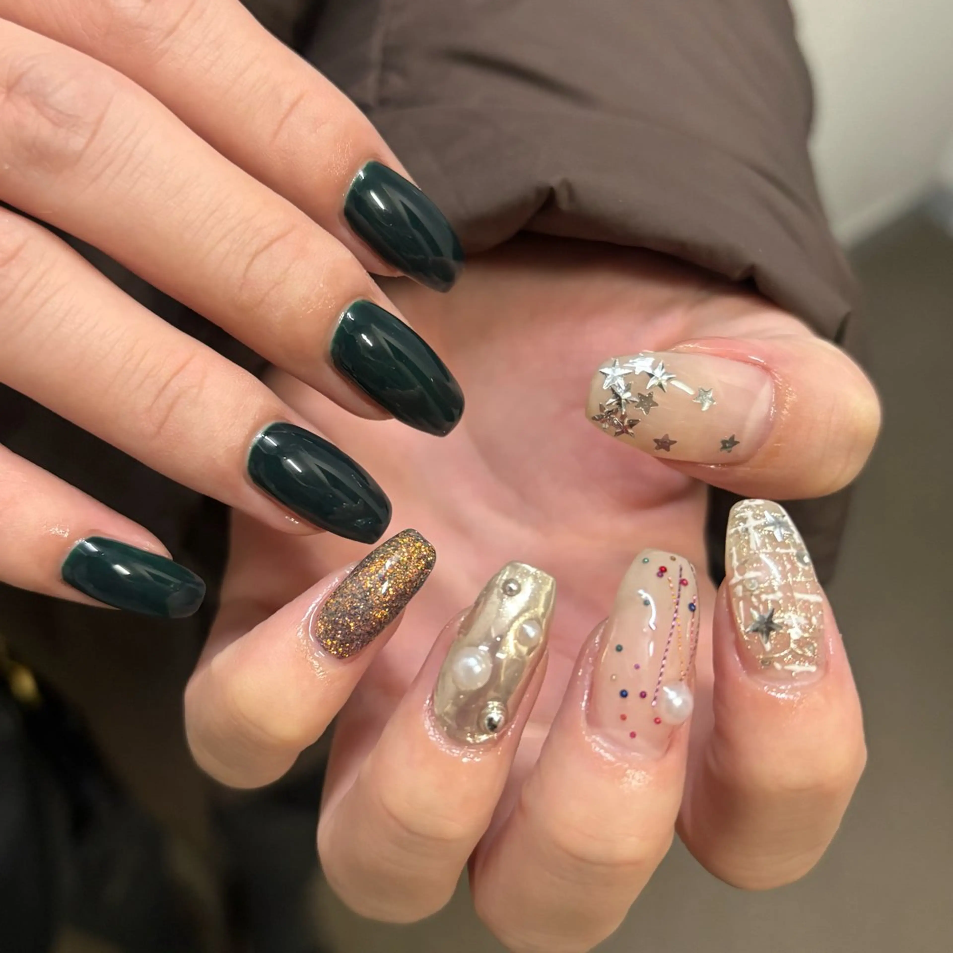 ネイル アートネイル ハンドネイル カメレオン京橋🌻 草葉由佳のネイルデザイン