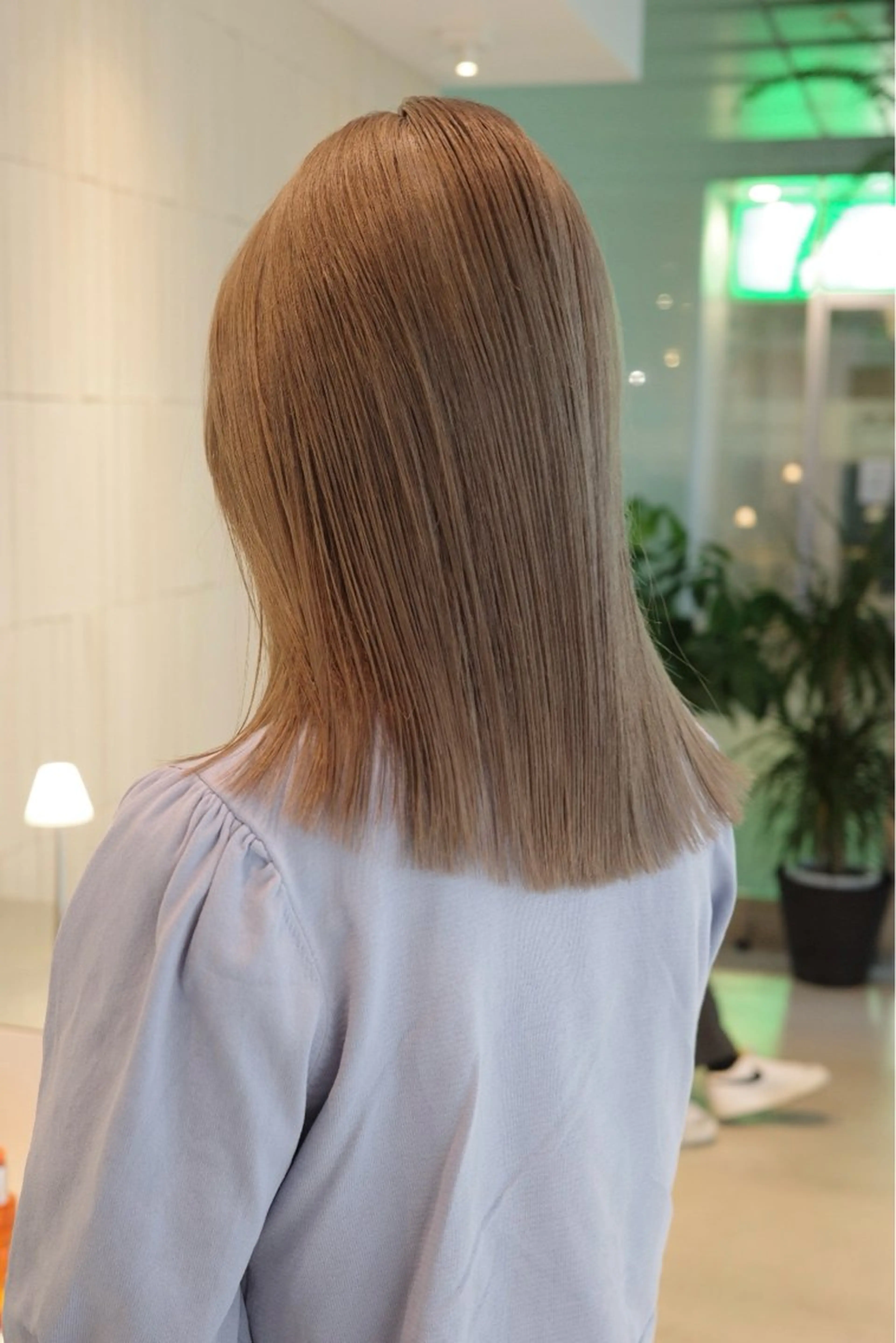 ミディアム カラー カット ヘアカラー トリートメント 村田 りょうやのヘアスタイル