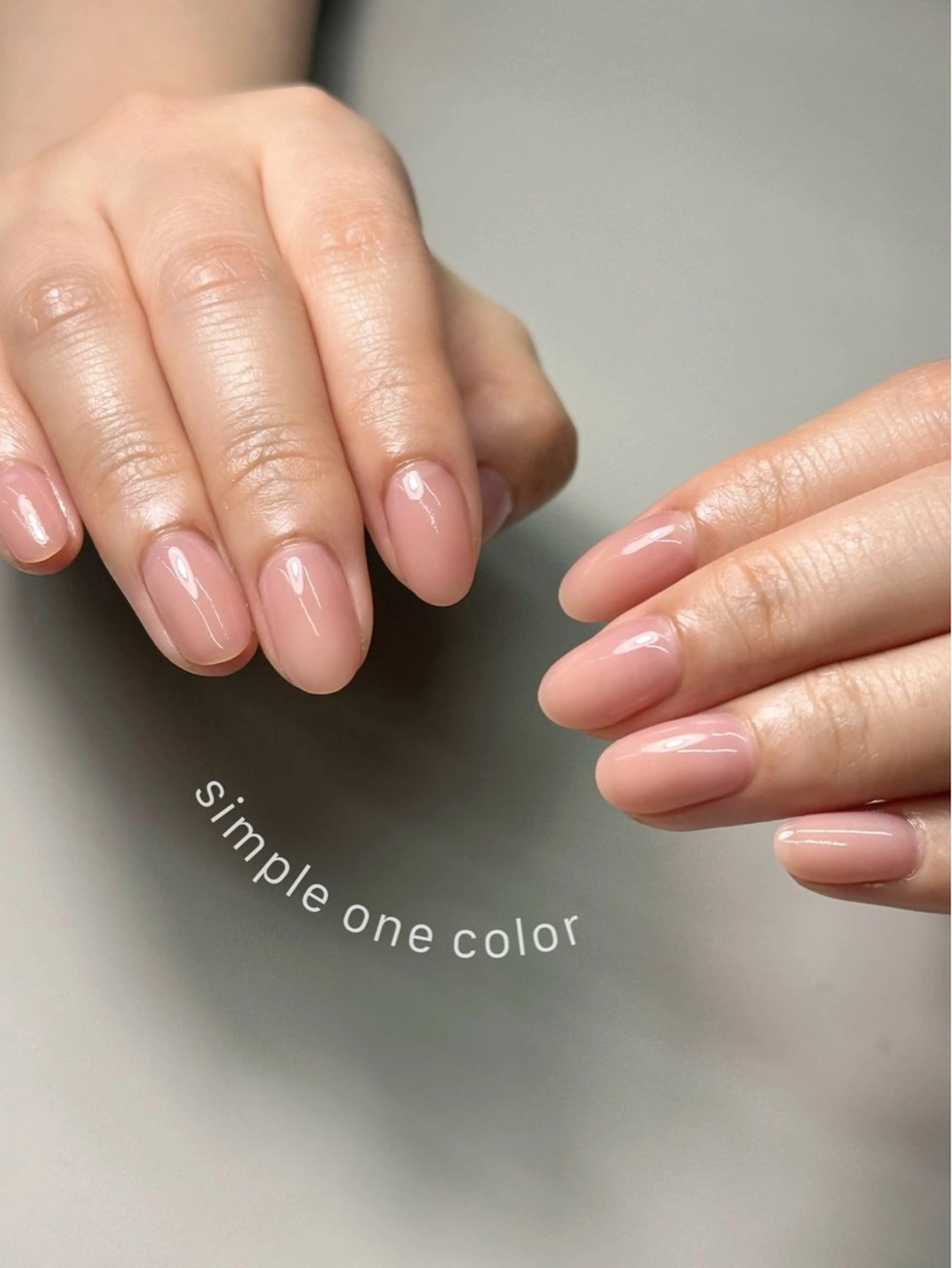 ネイル ワンカラーネイル シンプルネイル ハンドネイル nail wrk.所属・nail wrk. /JUNのネイルデザイン