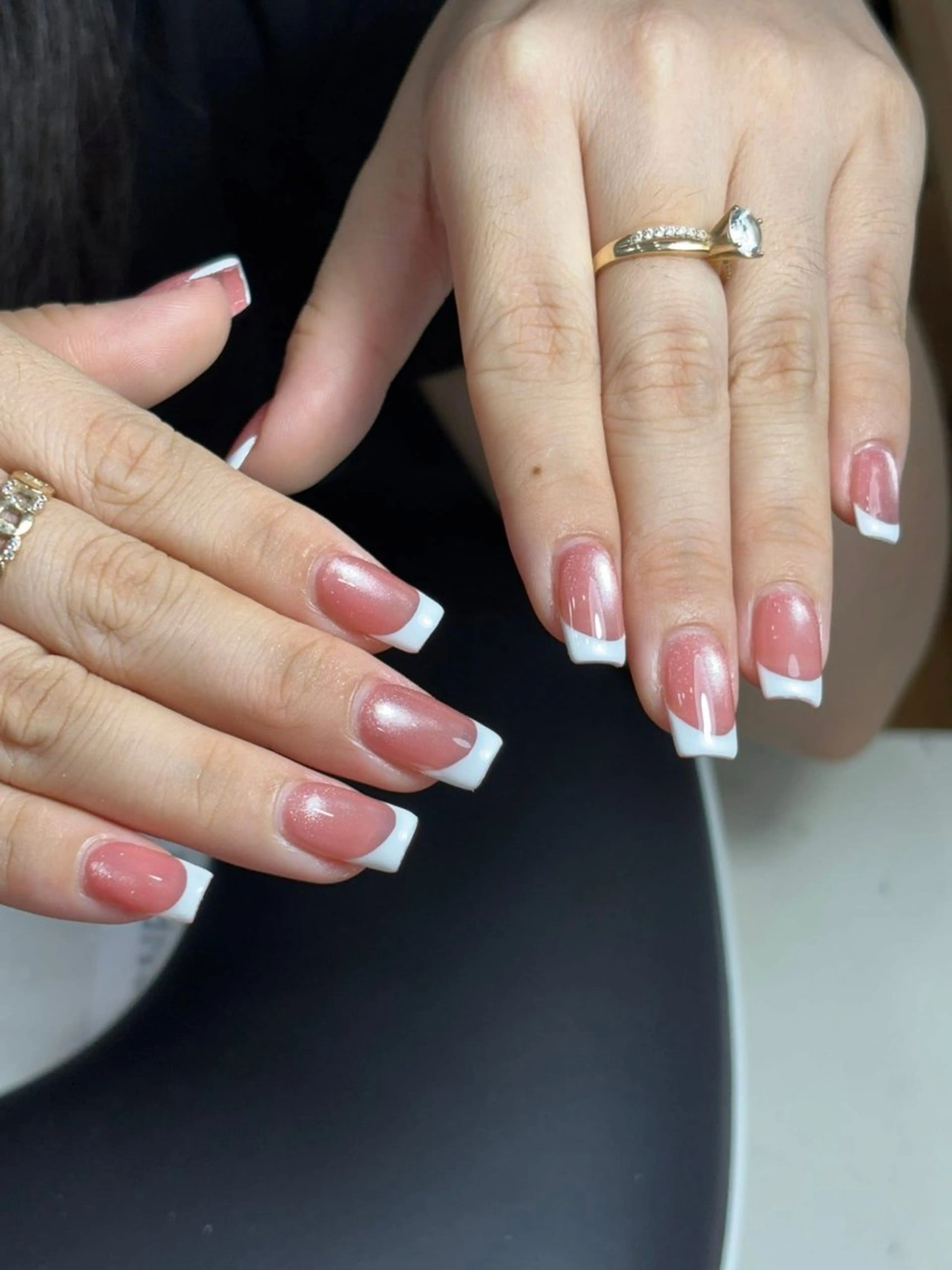 ネイル アートネイル フレンチネイル ジェルネイル グラデーション 韓国ネイル 村中 ハナのネイルデザイン