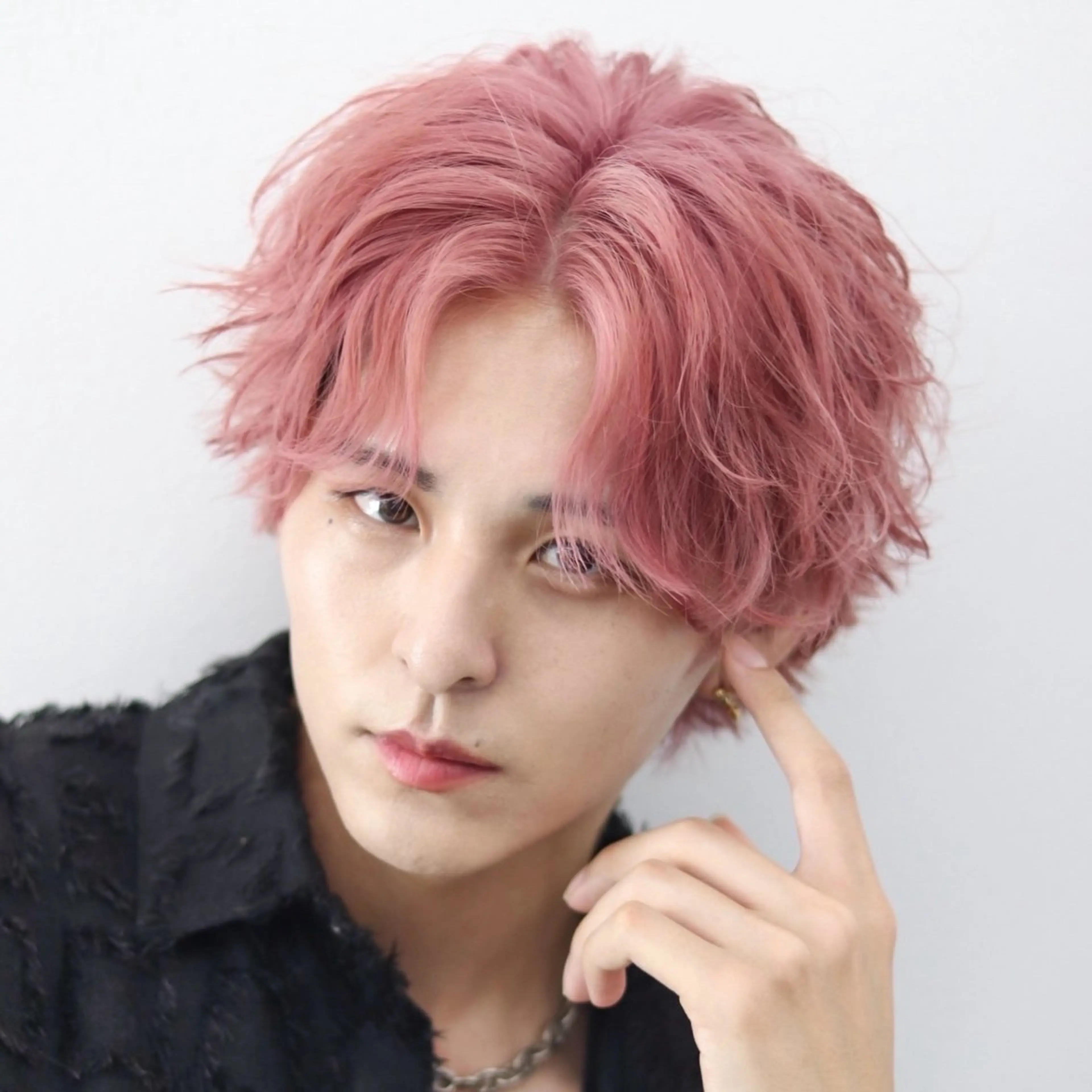 ショート カラー パーマ メンズ ピンクカラー カット 🔥メンズ🔥かっこ いいが正義！代表柿崎のヘアスタイル