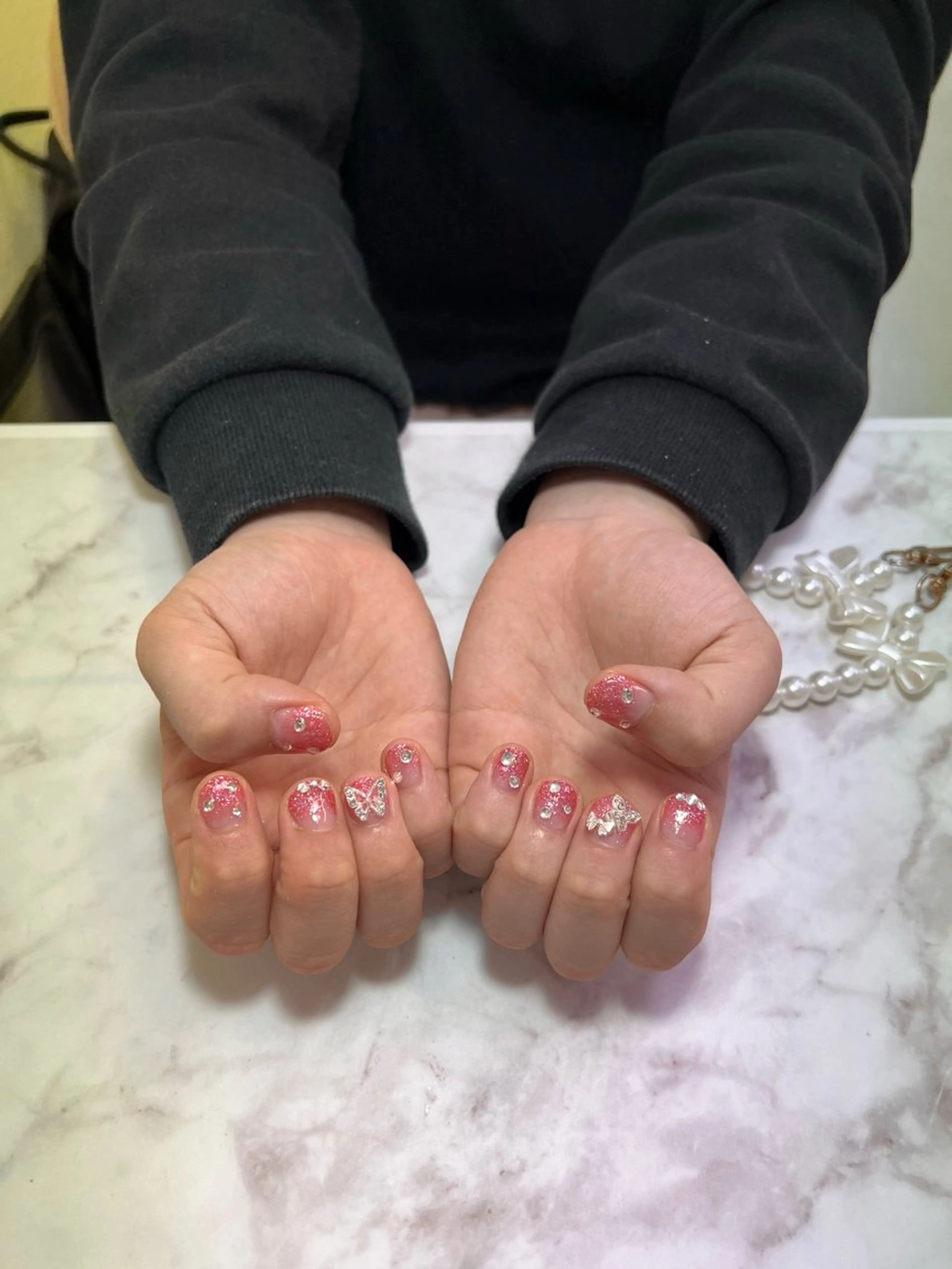 ネイル ラメ(グリッター) ラメグラデーション KANOネイリスト/ UNELMA天神のネイルデザイン