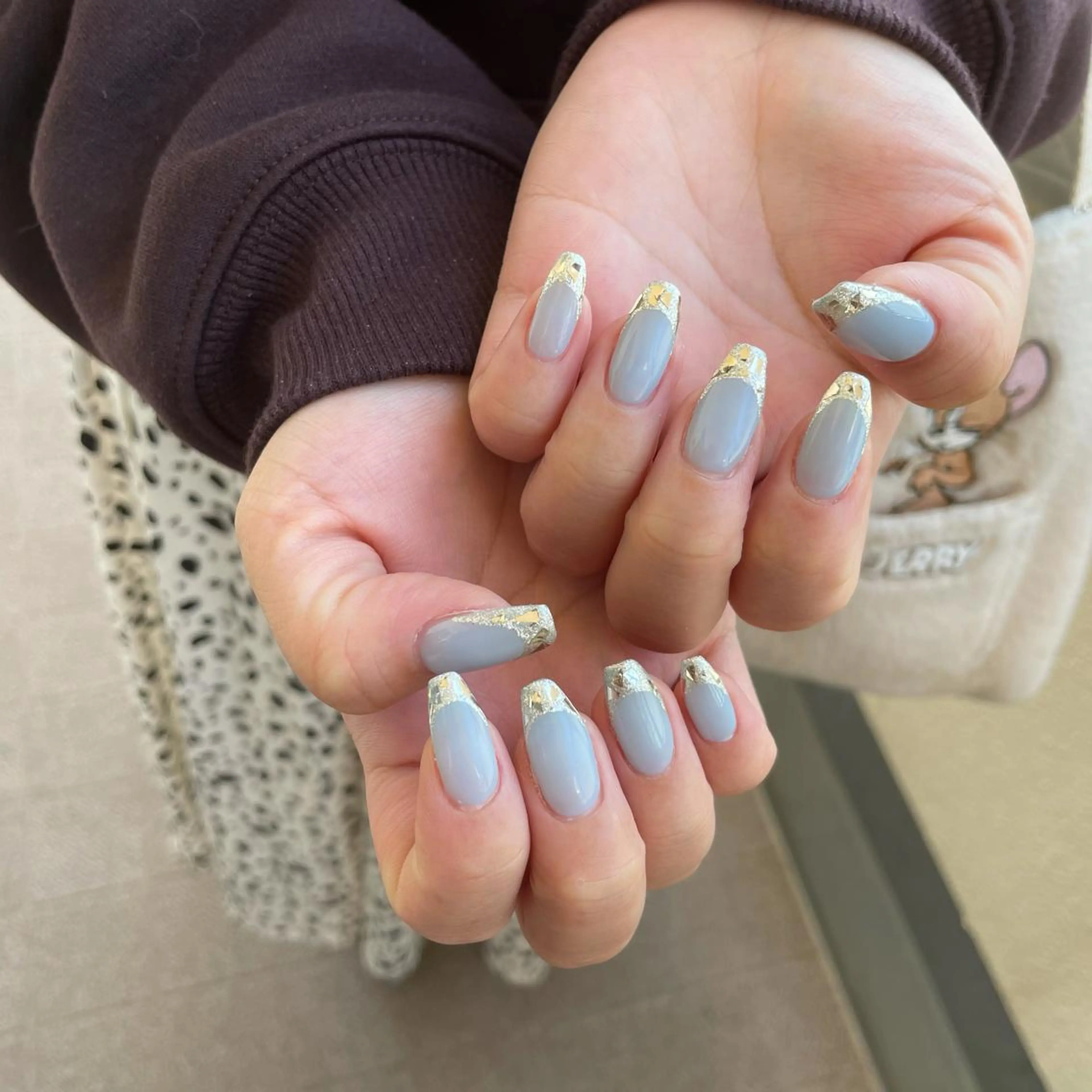 ネイル フレンチネイル ガラスフレンチ ハンドネイル Aleum所属・Nail Salon Aleumのネイルデザイン