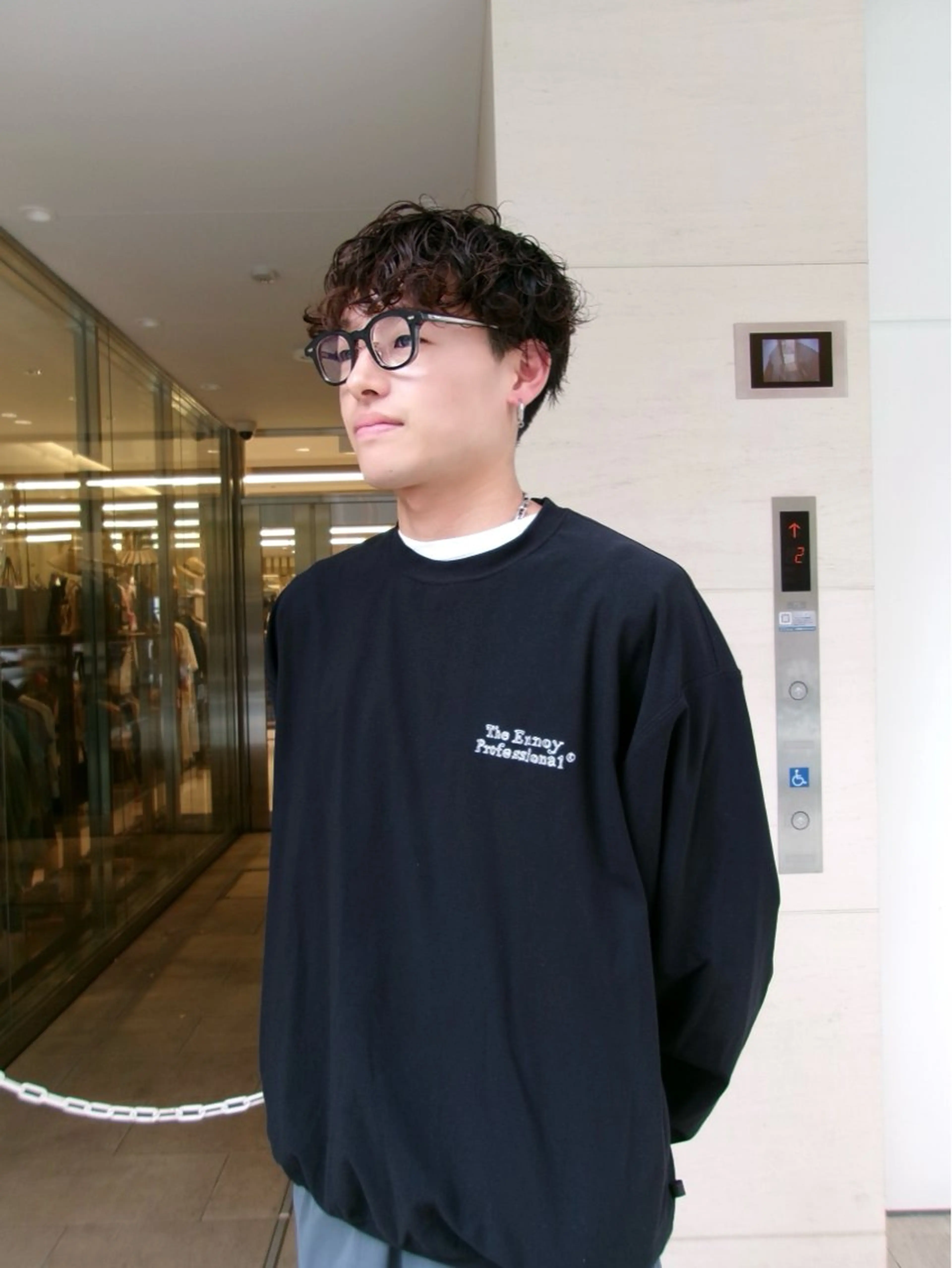 ショート garage.所属・吉田 慎冴/メンズパーマのヘアスタイル