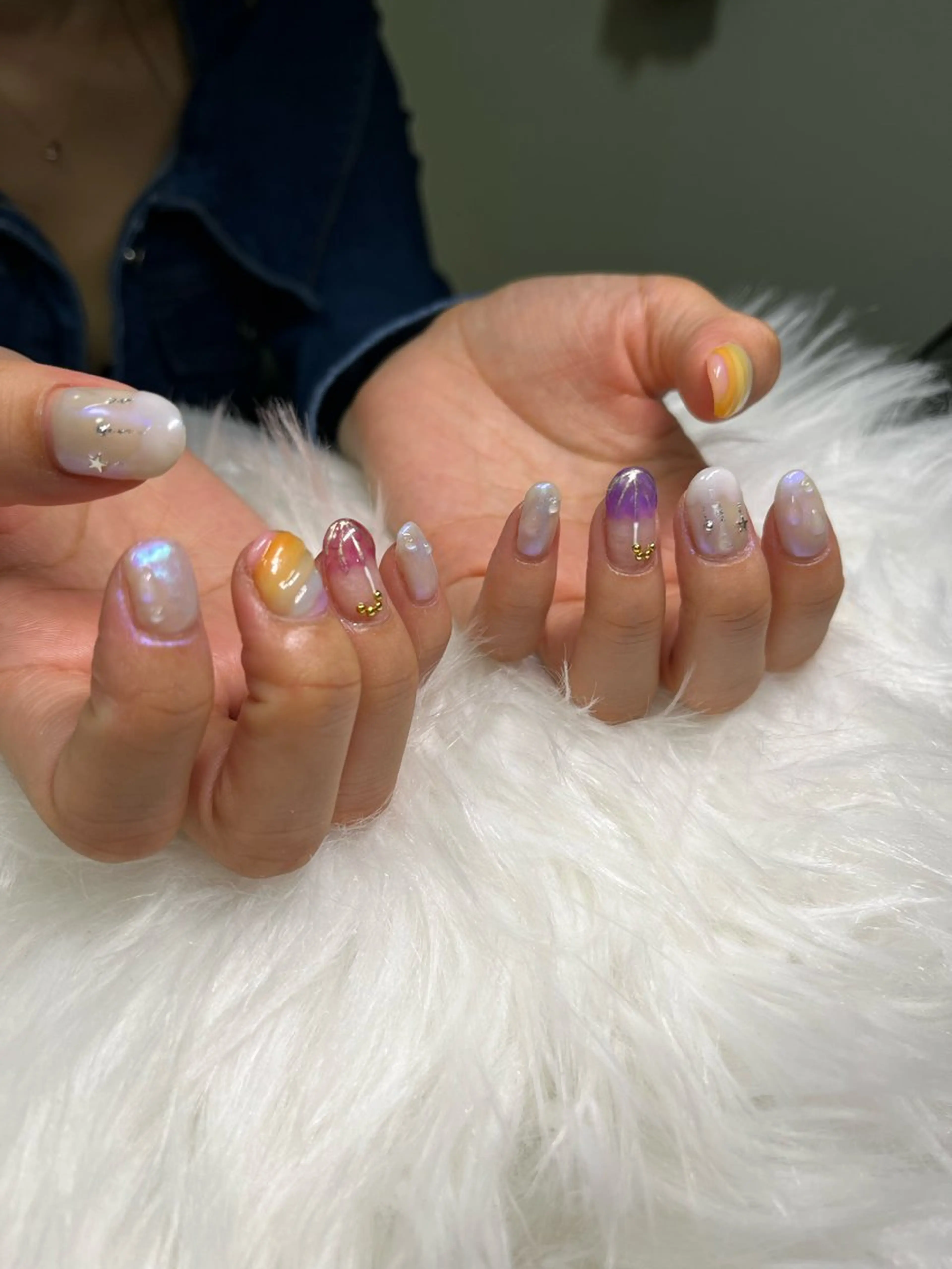ネイル ぷっくりネイル ハンドネイル 🏠自宅 サロン💅natsuのネイルデザイン