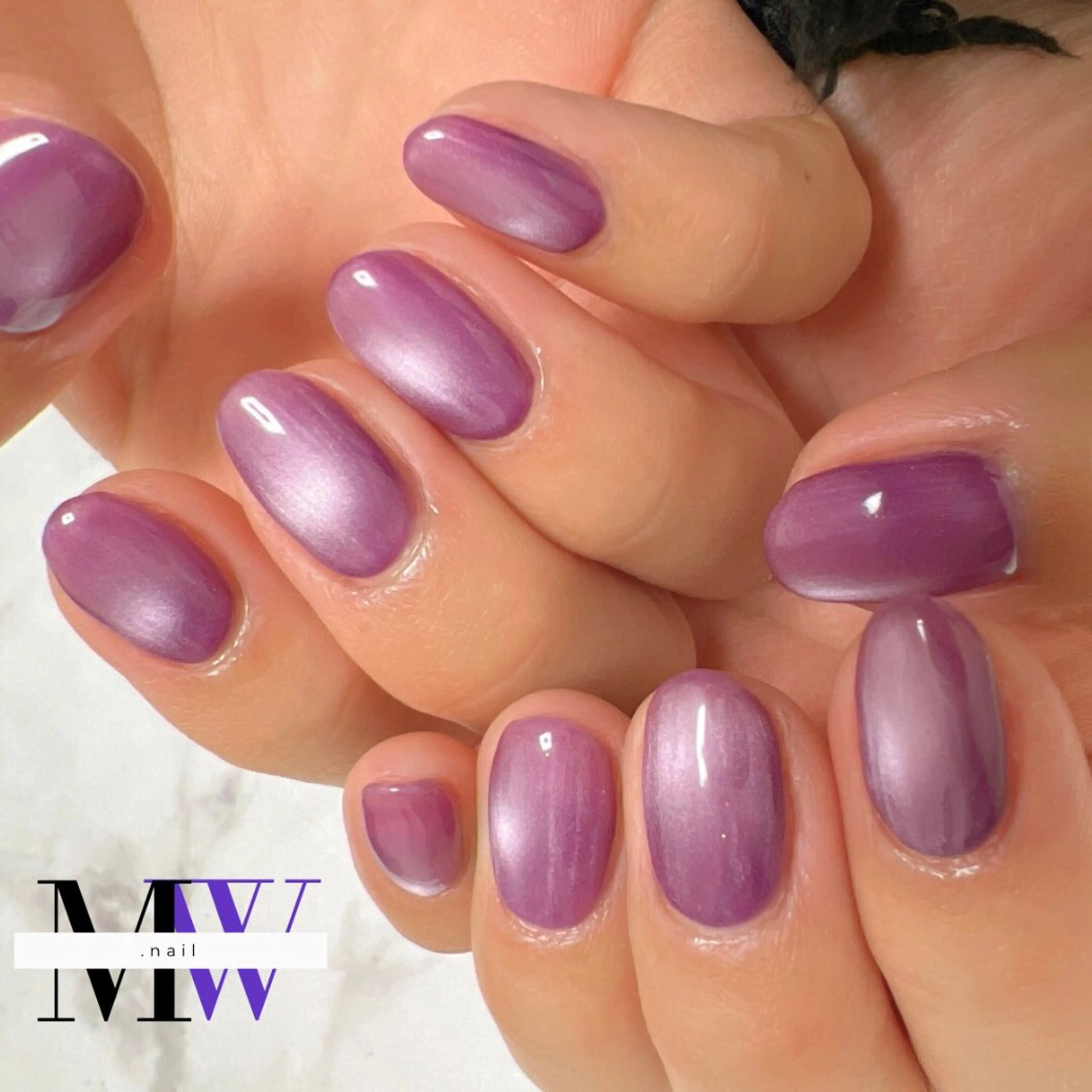 ネイル マグネットネイル ハンドネイル MW .nailのネイルデザイン