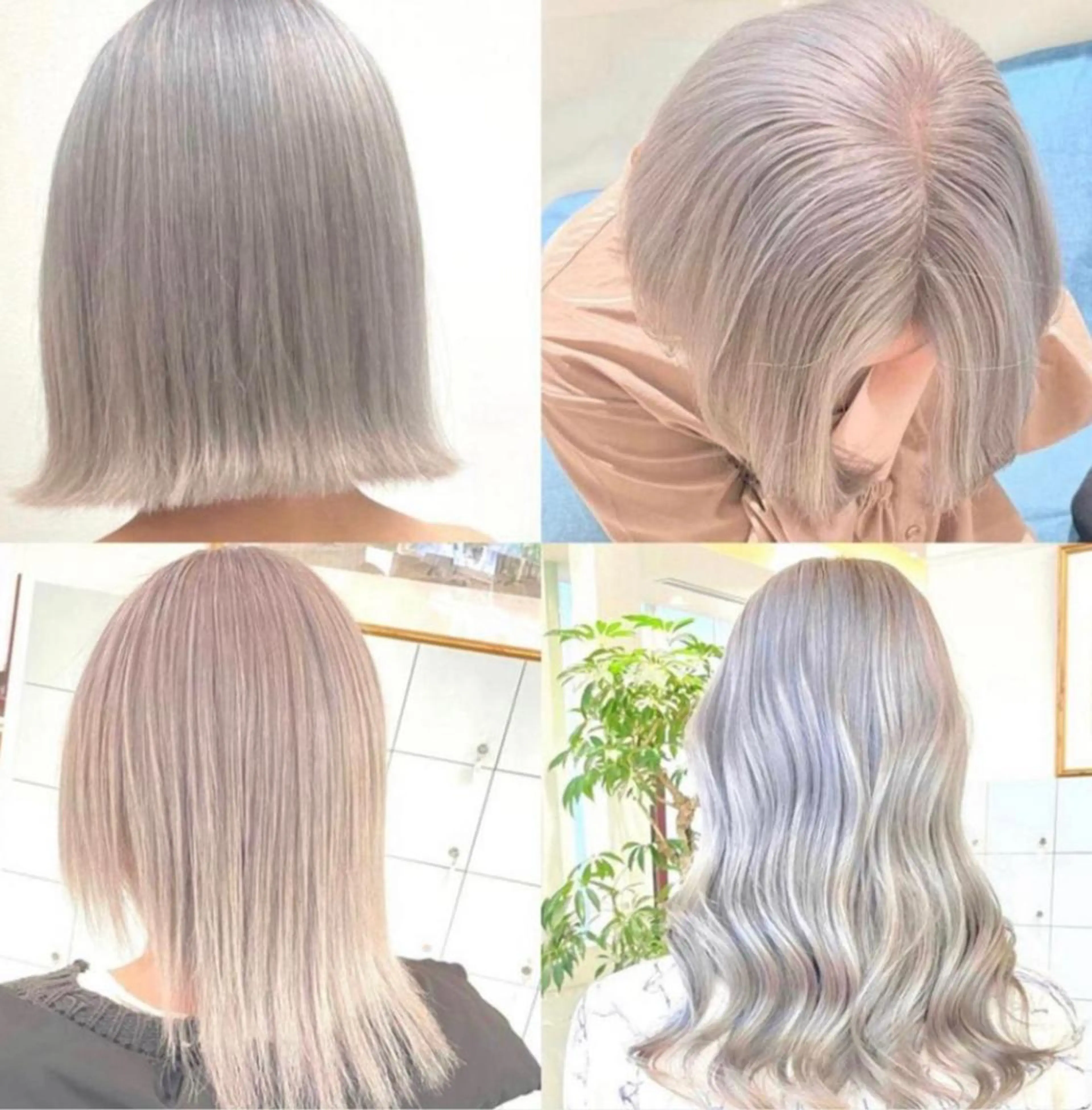 セミロング カラー ヘアアレンジ ヘアカラー 🌹TikTok4万 フォロワー🌹AKIのヘアスタイル