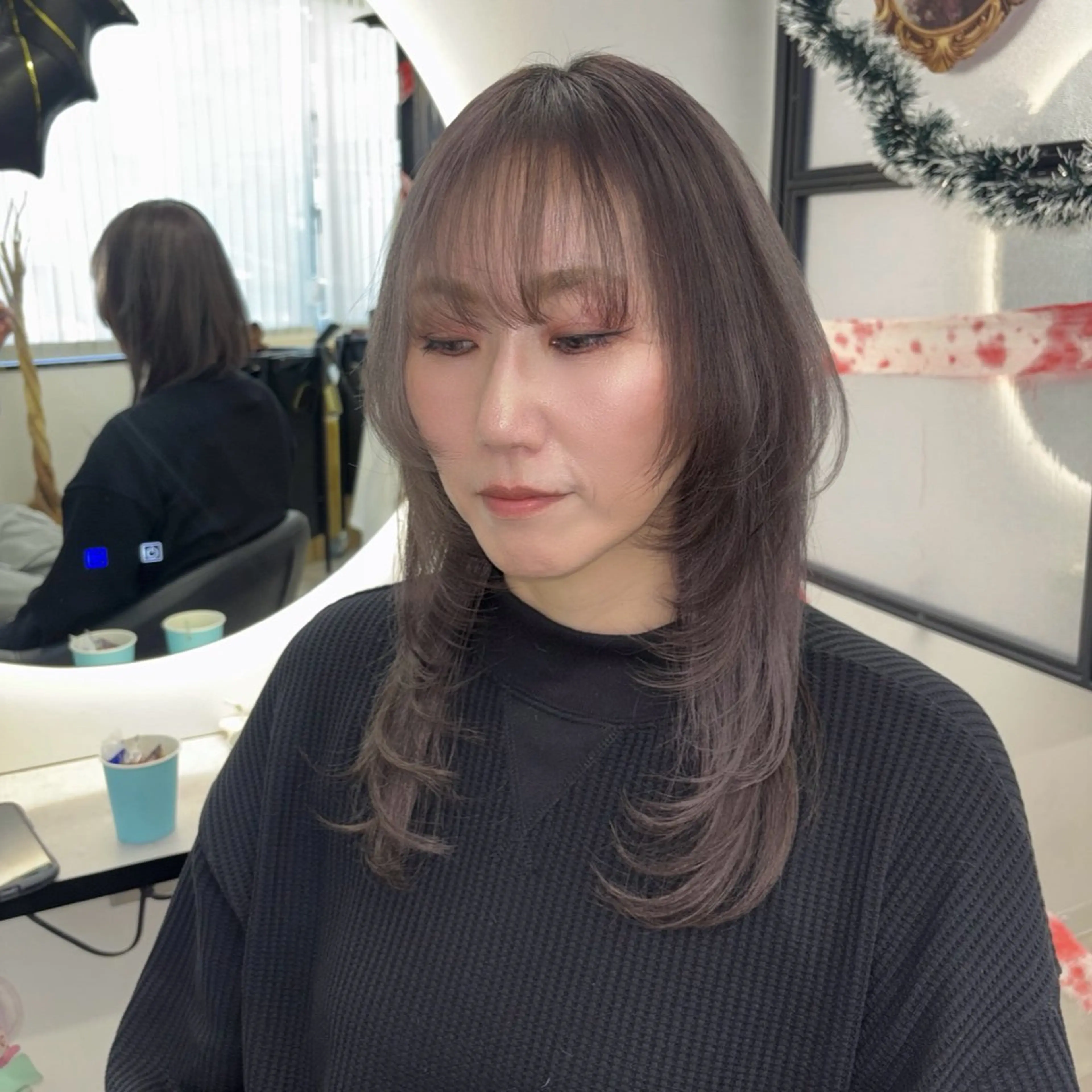 ロング カラー ヘアカラー Ren. 🦋デザインカラーのヘアスタイル