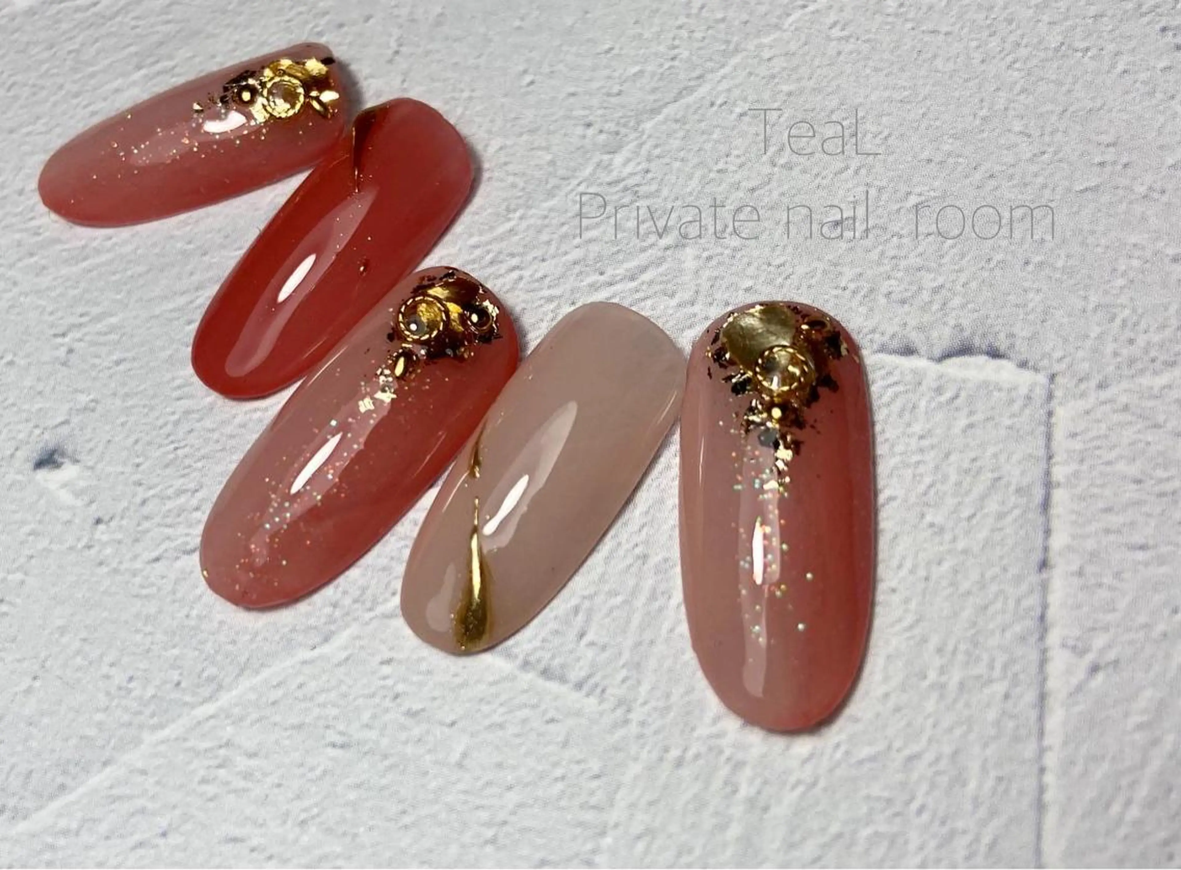 ネイル ハンドネイル TeaL nailのネイルデザイン