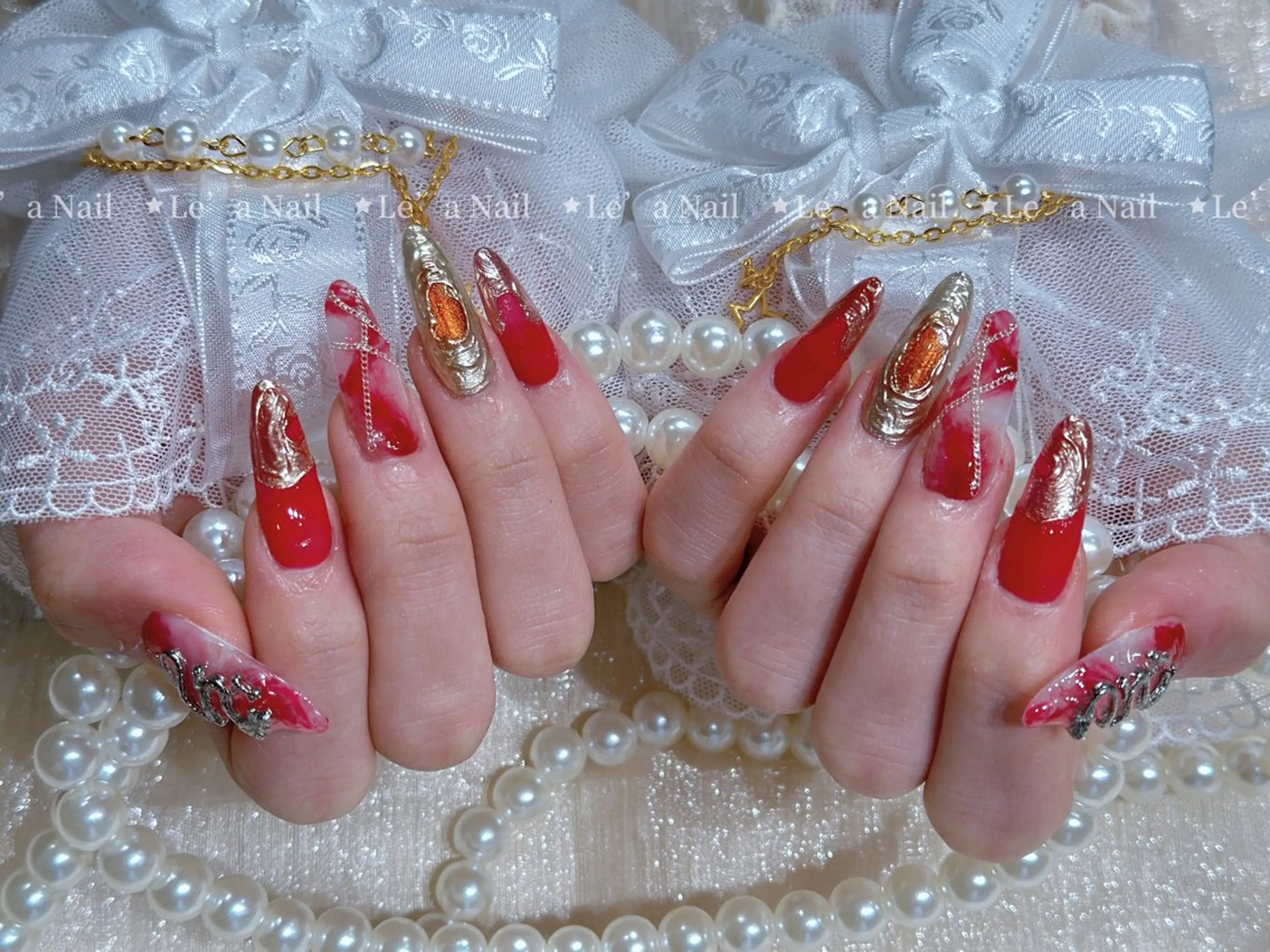 ネイル スカルプ専門 Lea  nailのネイルデザイン