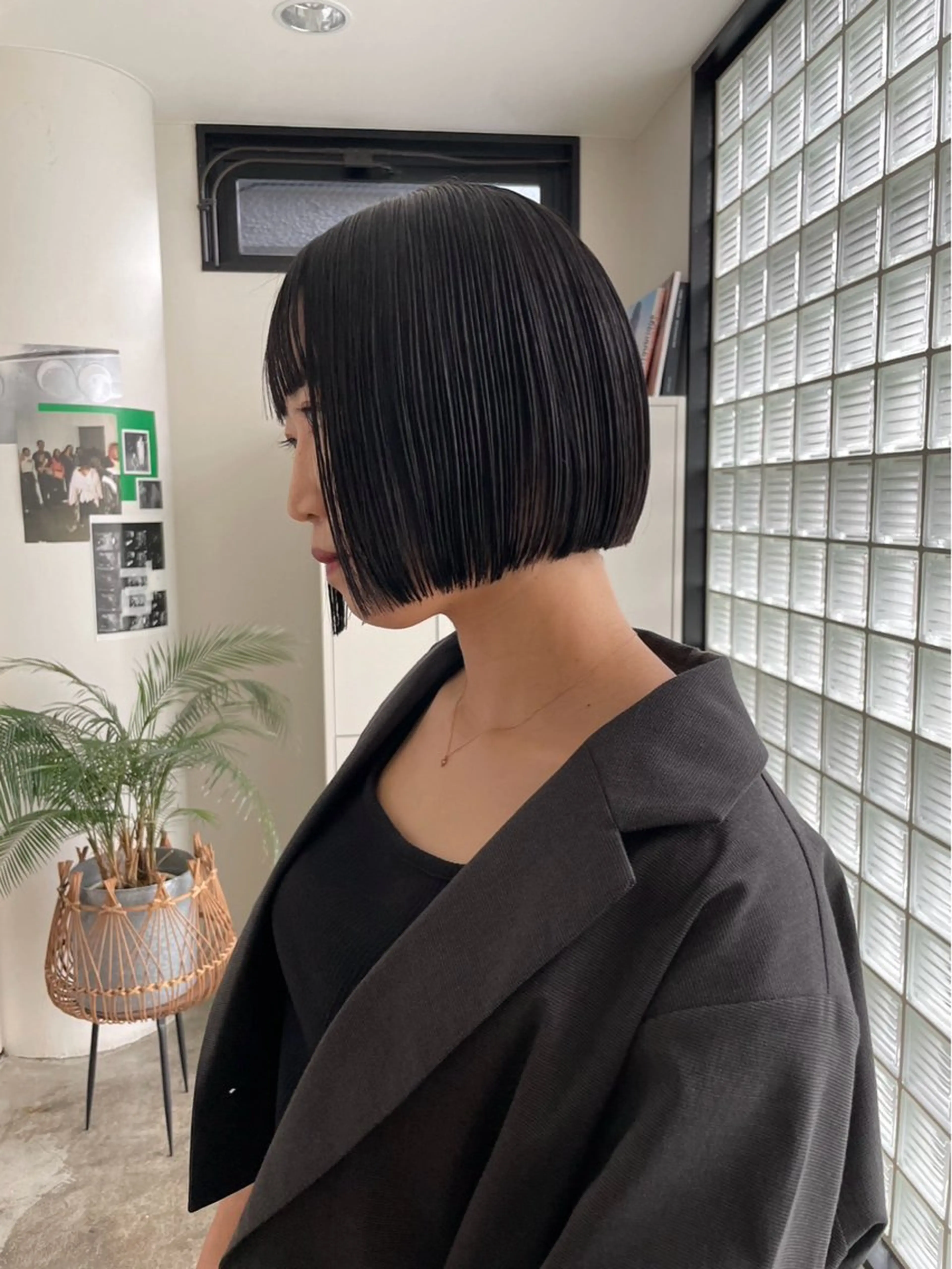 ショート 髪質改善 カット ヘアカラー 縮毛矯正 トリートメント 𝒀𝒖𝒊𝒏𝒂 梅田/透明感カラーのヘアスタイル