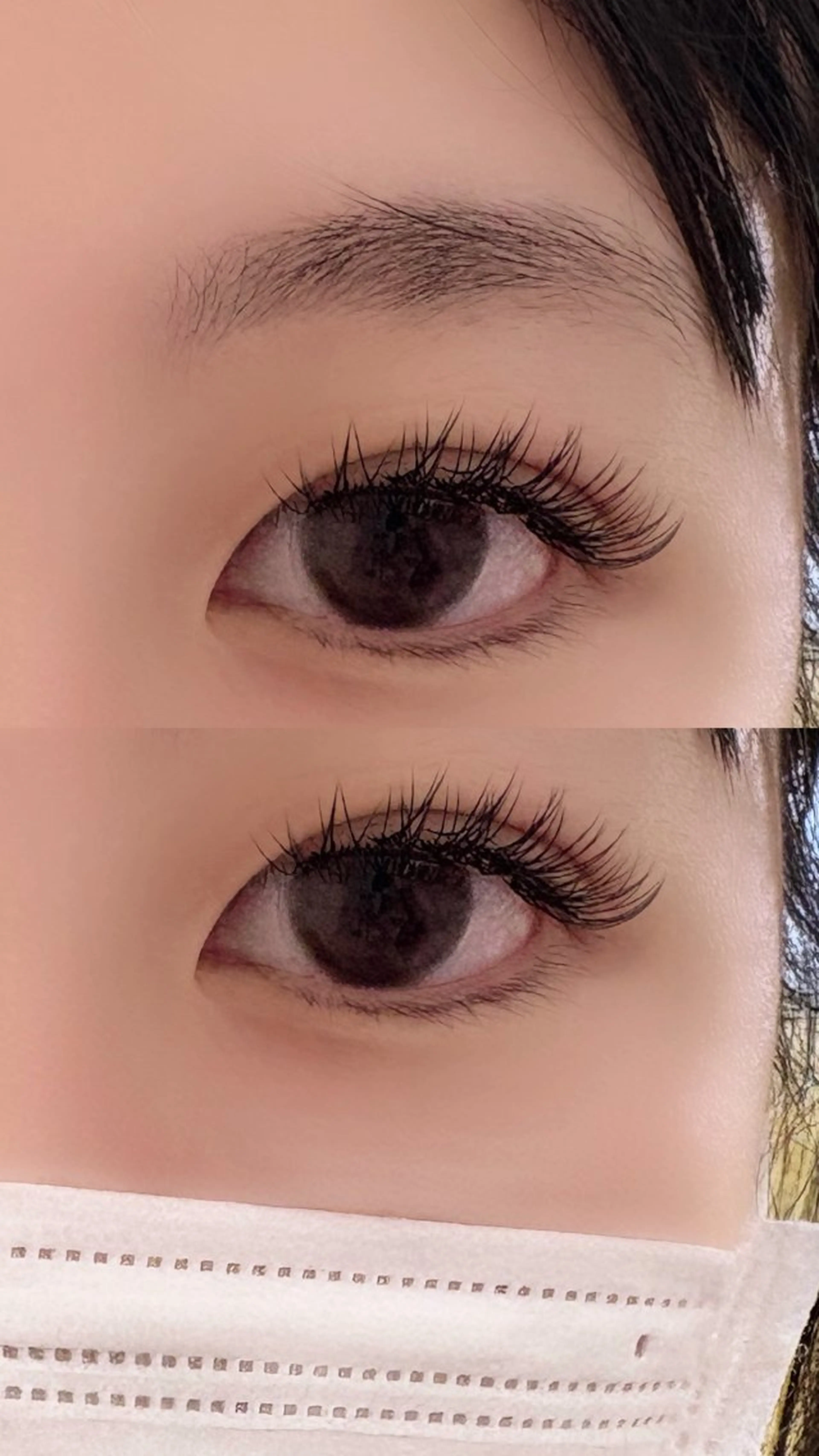 マツエク・マツパ Cカール フラットラッシュ マツエク・まつ毛パーマ・眉毛・ネイル専門店 eyelash&nail Lucia 阿倍野店 5F所属・mi oのマツエク・マツパデザイン