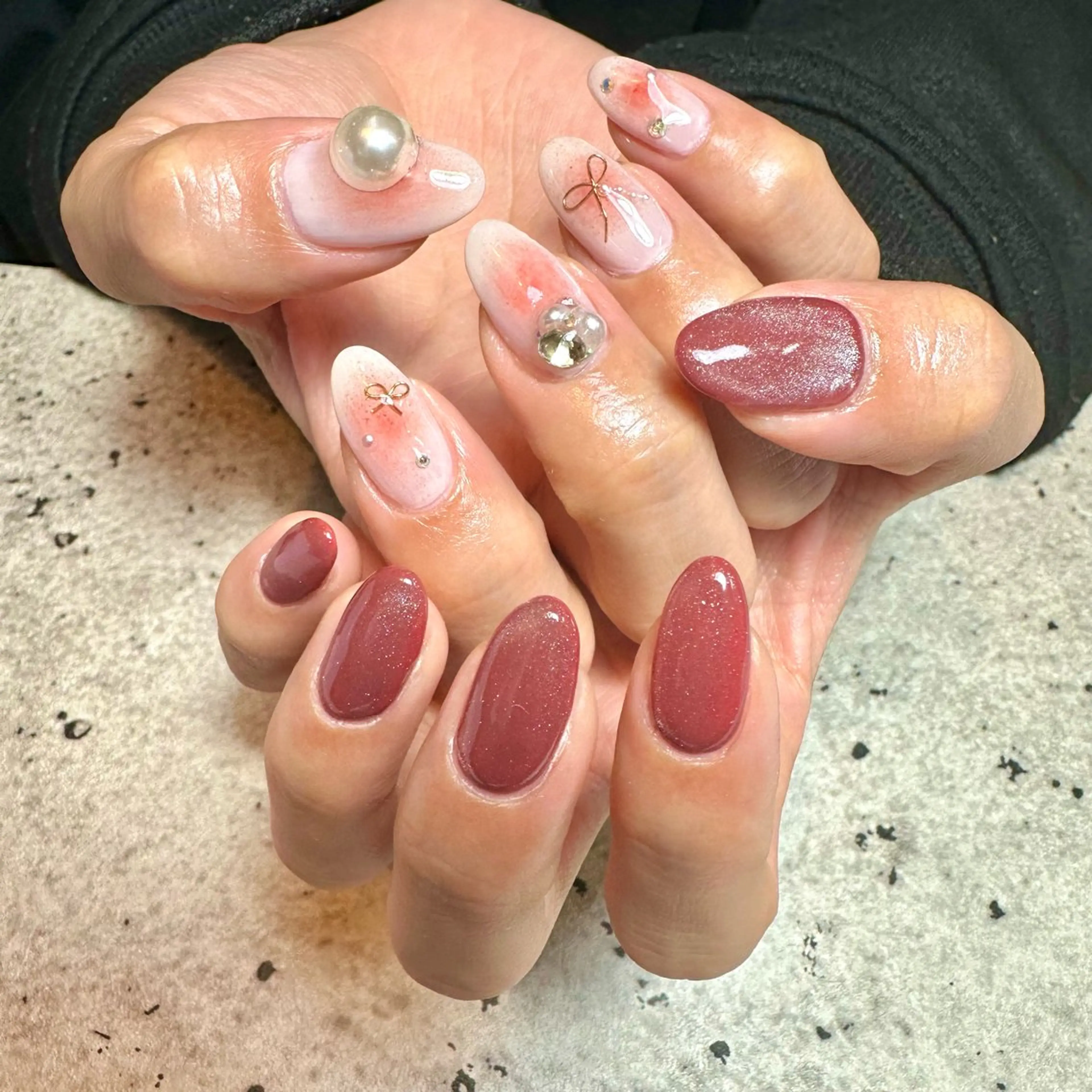 ネイル ハンドネイル フットネイル GéRanium Harukaのネイルデザイン