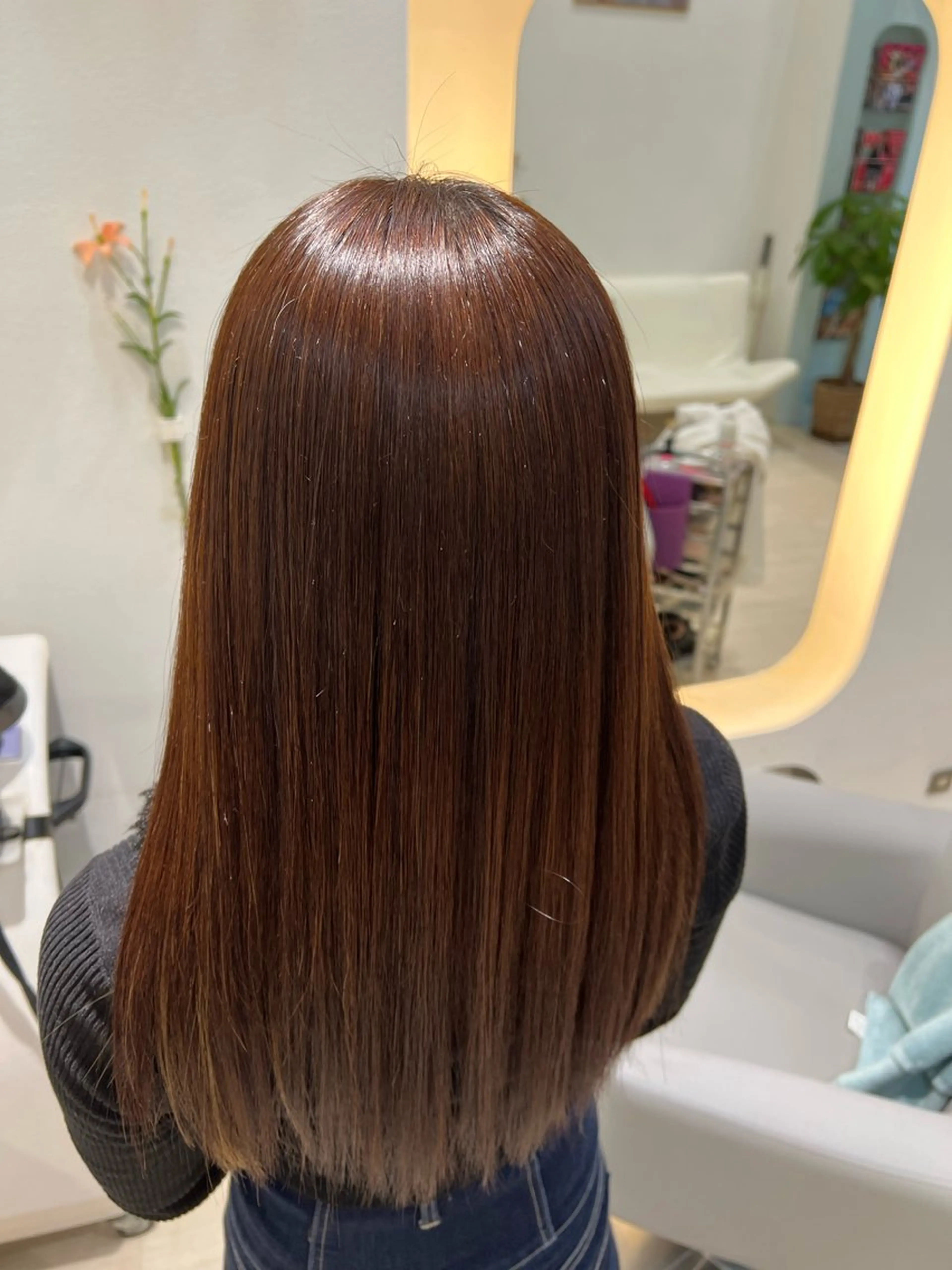 ミディアム カラー パーマ ヘアアレンジ メンズ 縮毛矯正 堀井 凌平のヘアスタイル