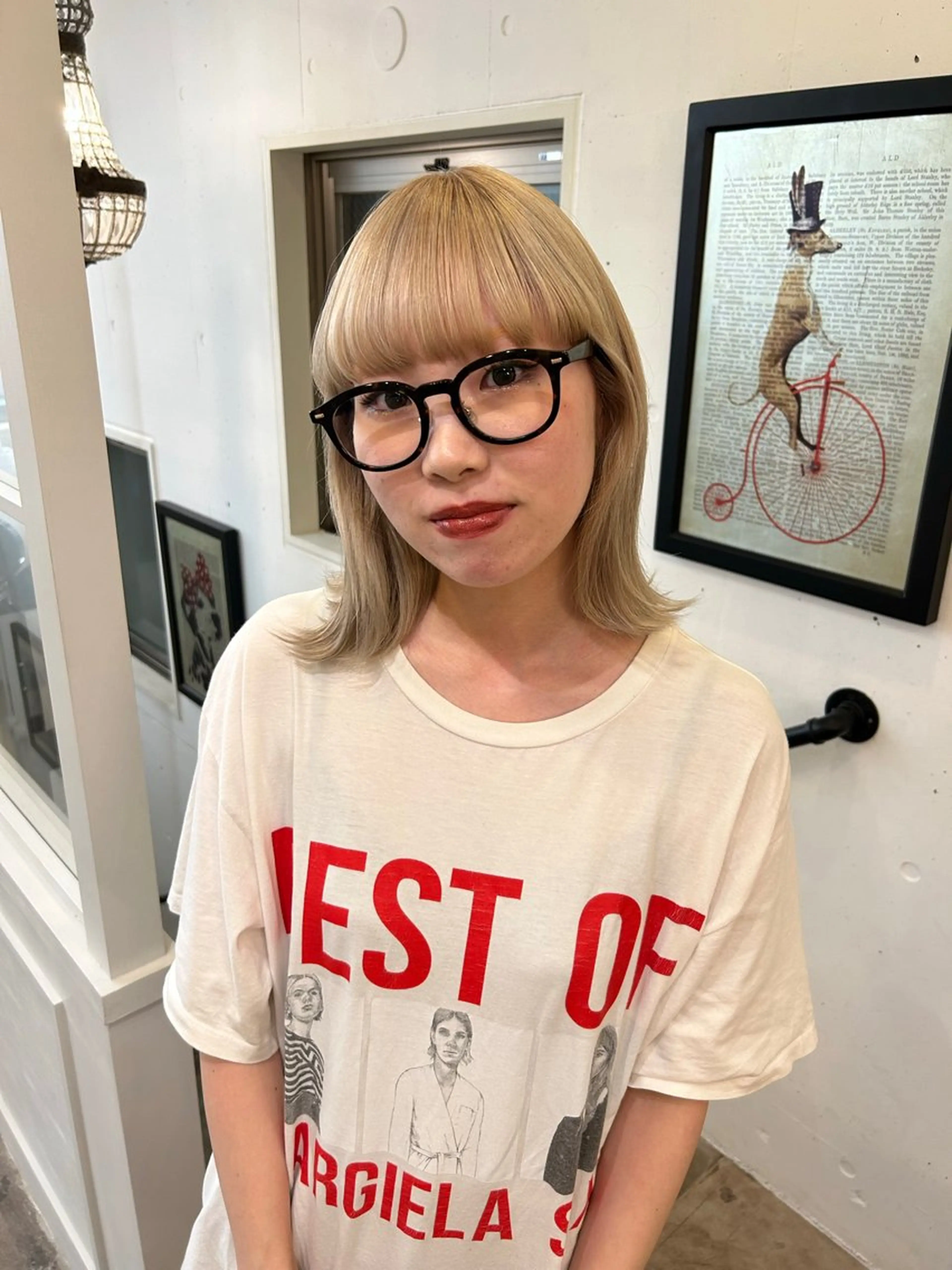 カラー すずき さくやのヘアスタイル