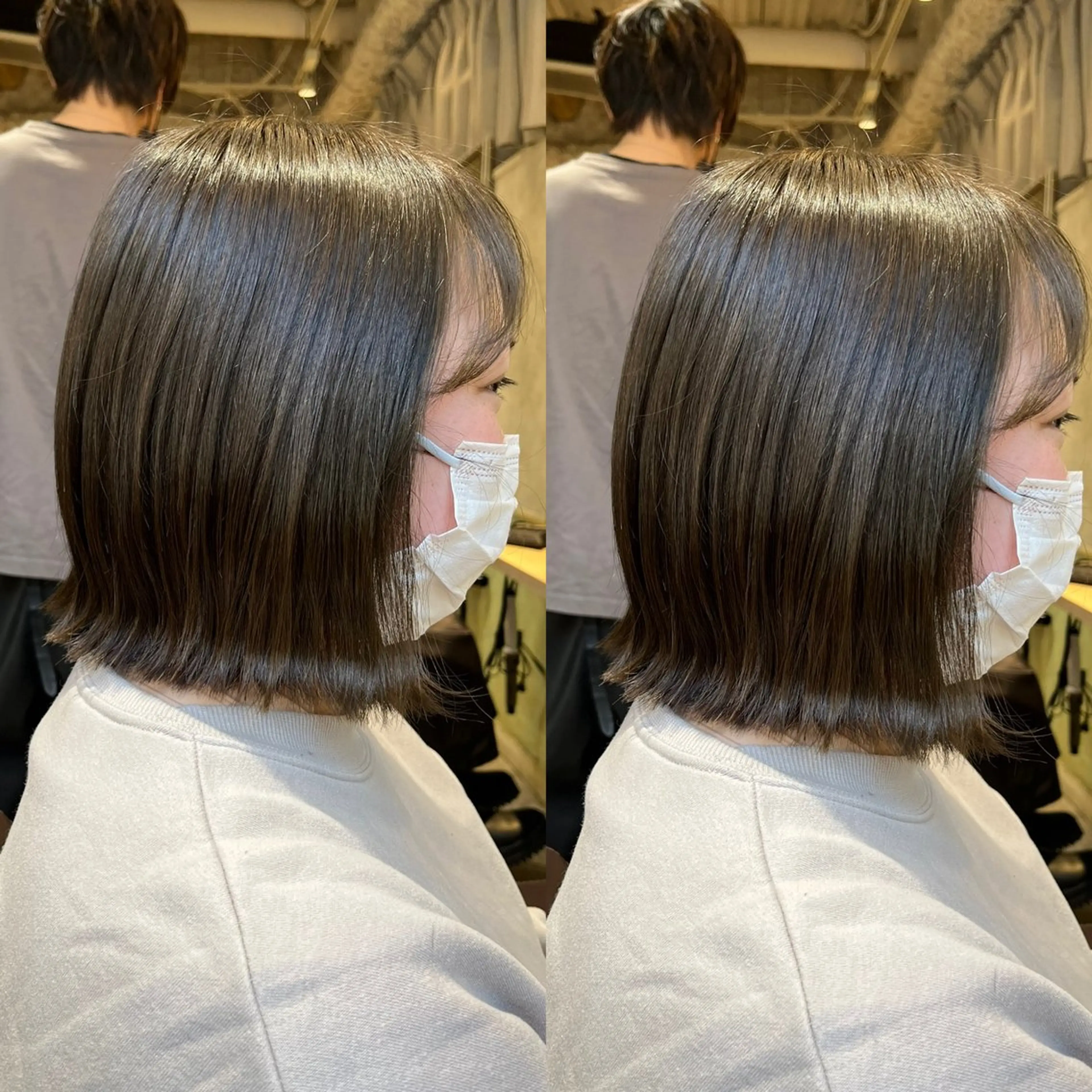 ミディアム カット ヘアカラー 新宿No.1艶髪矯正 美艶カラー/FUKAのヘアスタイル