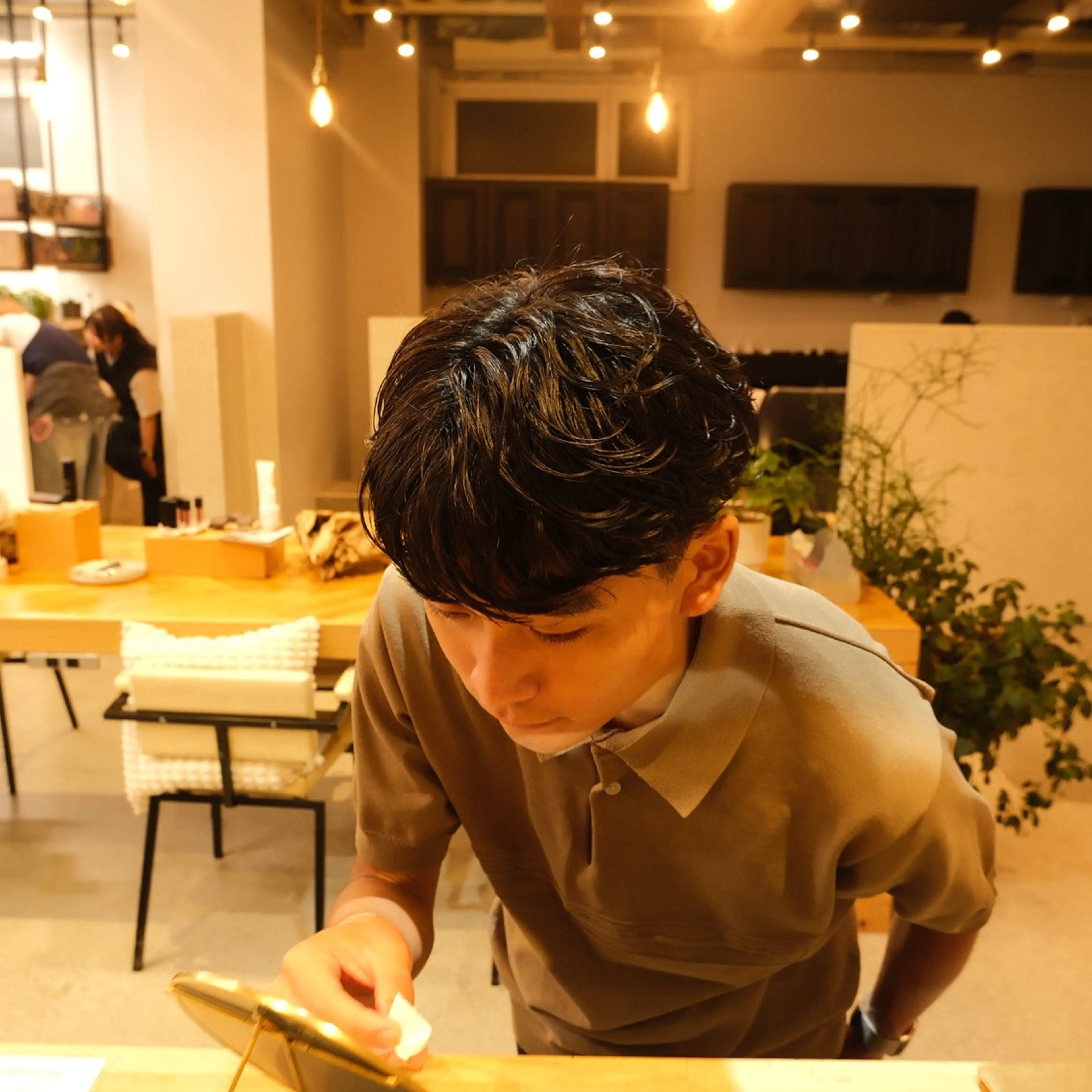 パーマ メンズ December/jingumae所属・メンズパーマ 特化うえちりくのヘアスタイル