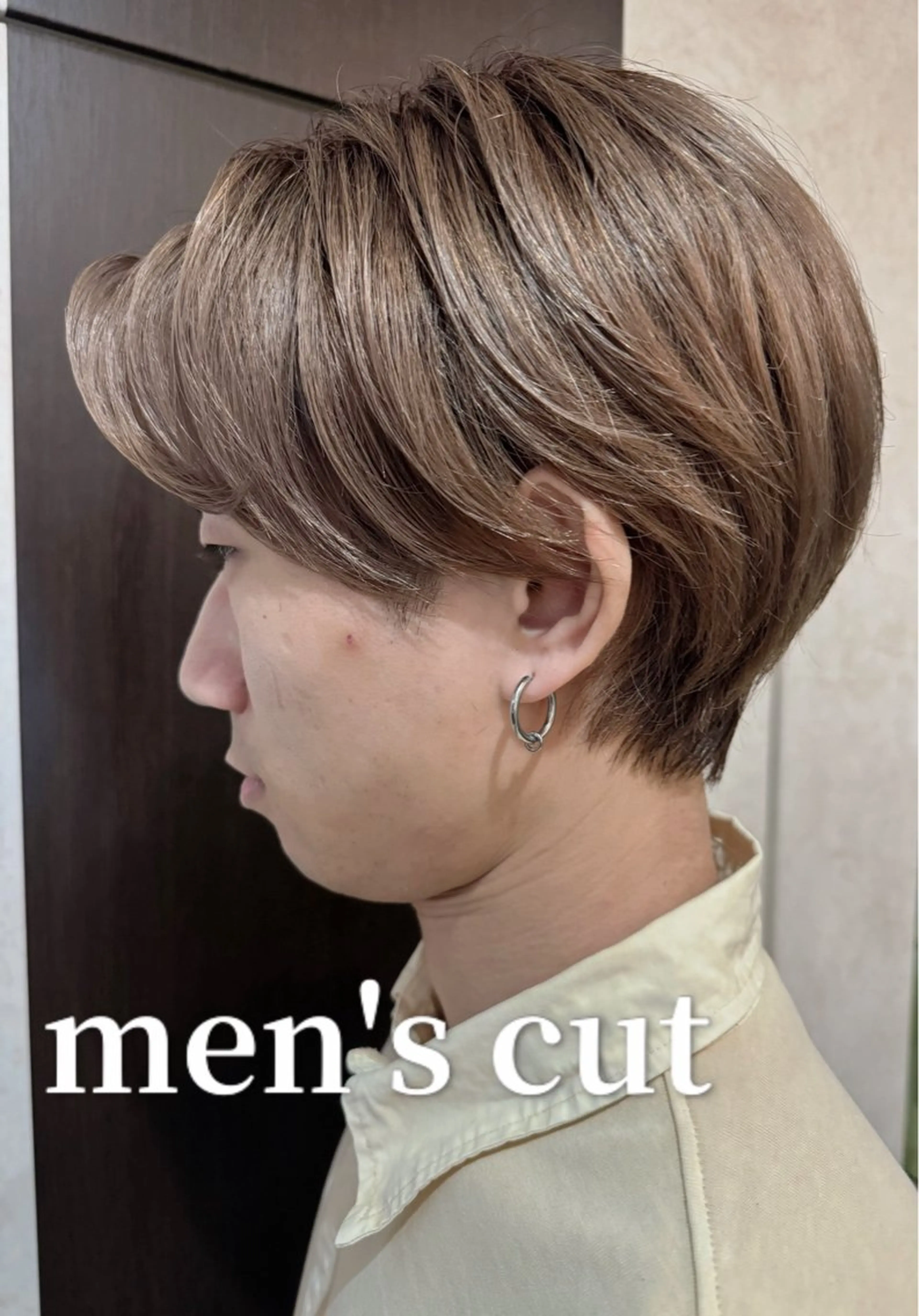 ショート メンズ マッシュ カット ヘアカラー トリートメント ショート/ボブ/ レイヤー✂鷲田竜也のヘアスタイル