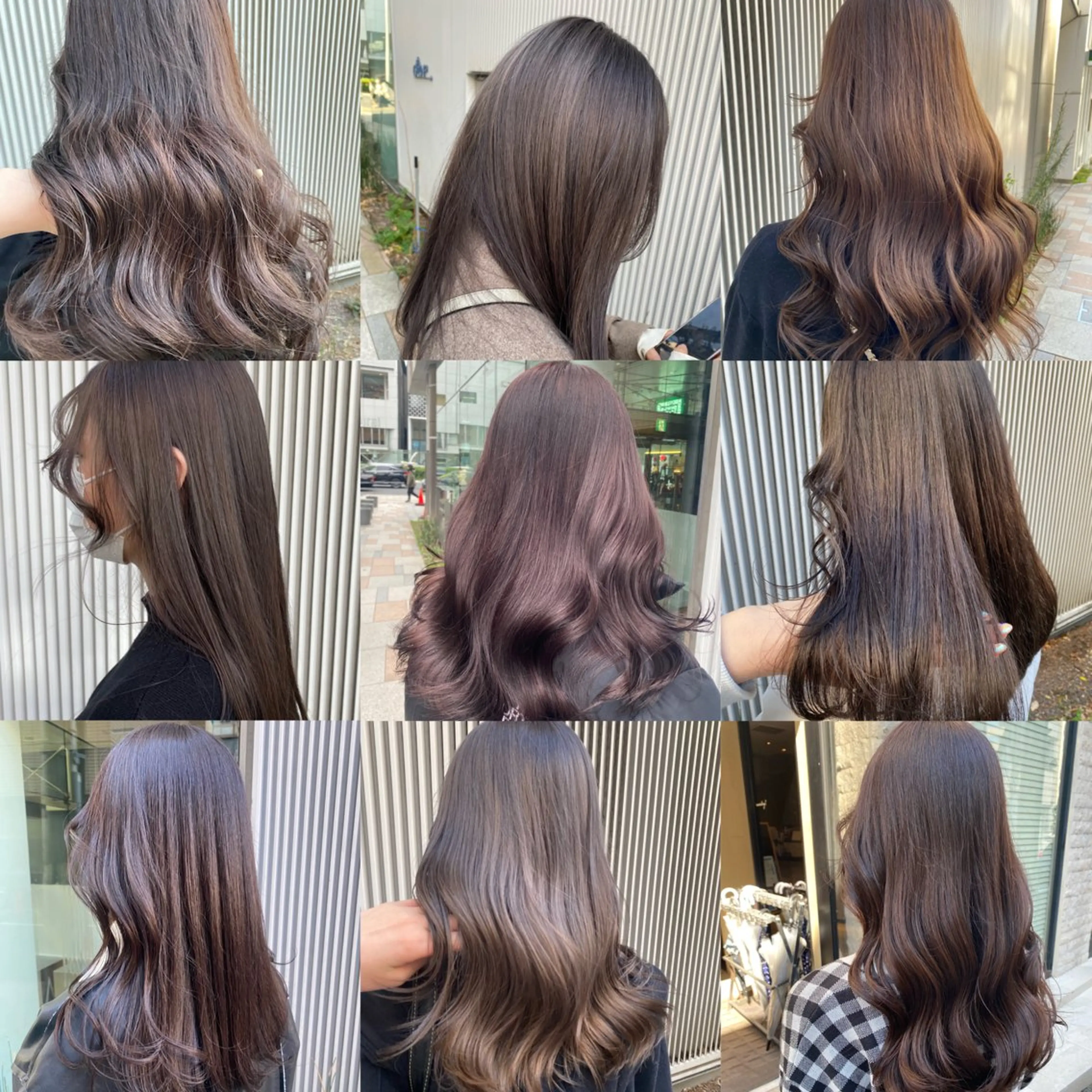 セミロング カラー ヘアアレンジ アンククロス渋谷【ANKH CROSS】所属・韓国ヘア┊︎レイヤー ┊︎haruka🌙のヘアスタイル