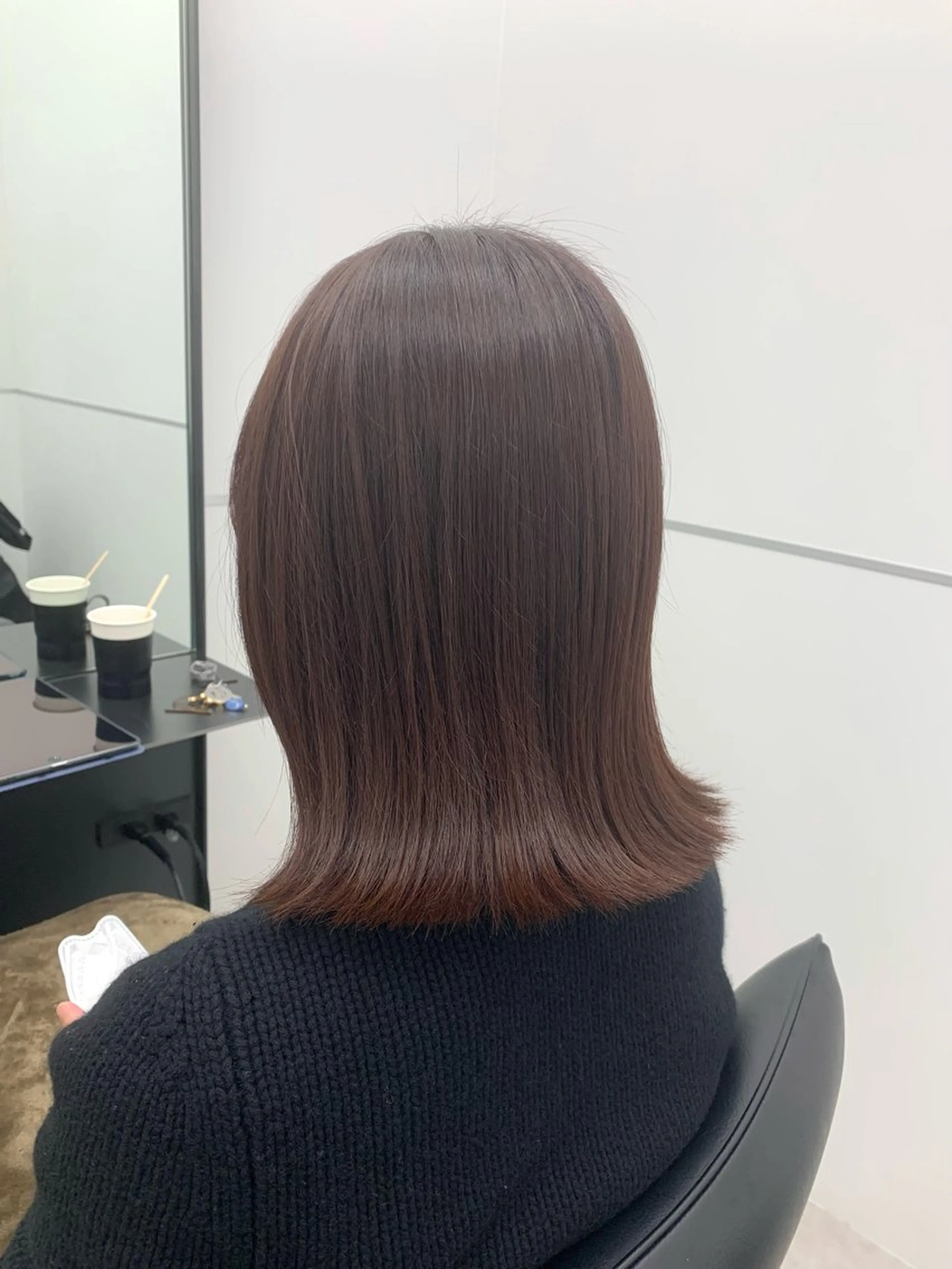 ミディアム カラー ブラウンカラー ラベンダーカラー ラベンダーブラウン 本格ヘッドスパ🌿 ×ヘア　佐藤のヘアスタイル