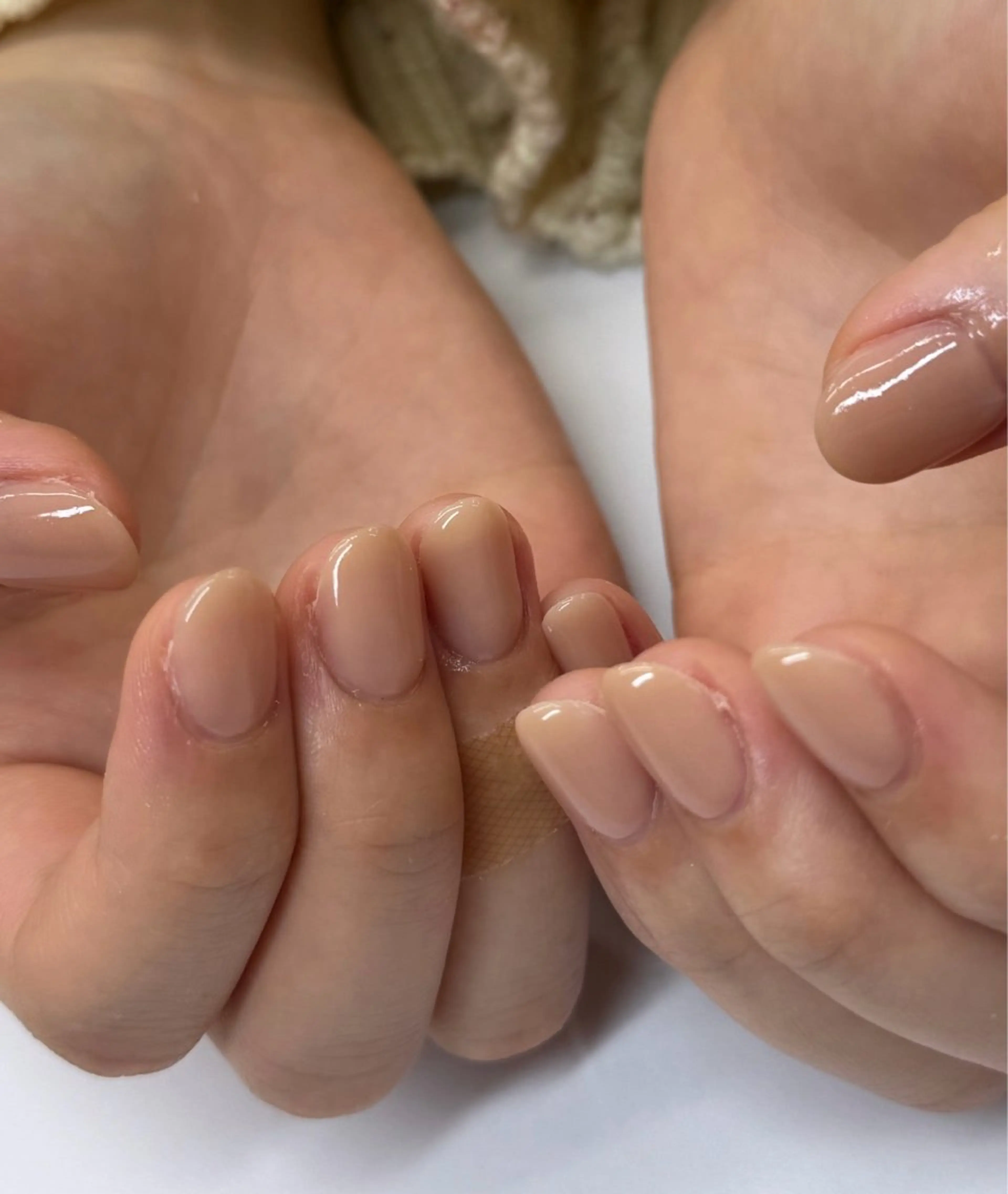 ネイル ワンカラーネイル 五百路 蛍来のネイルデザイン