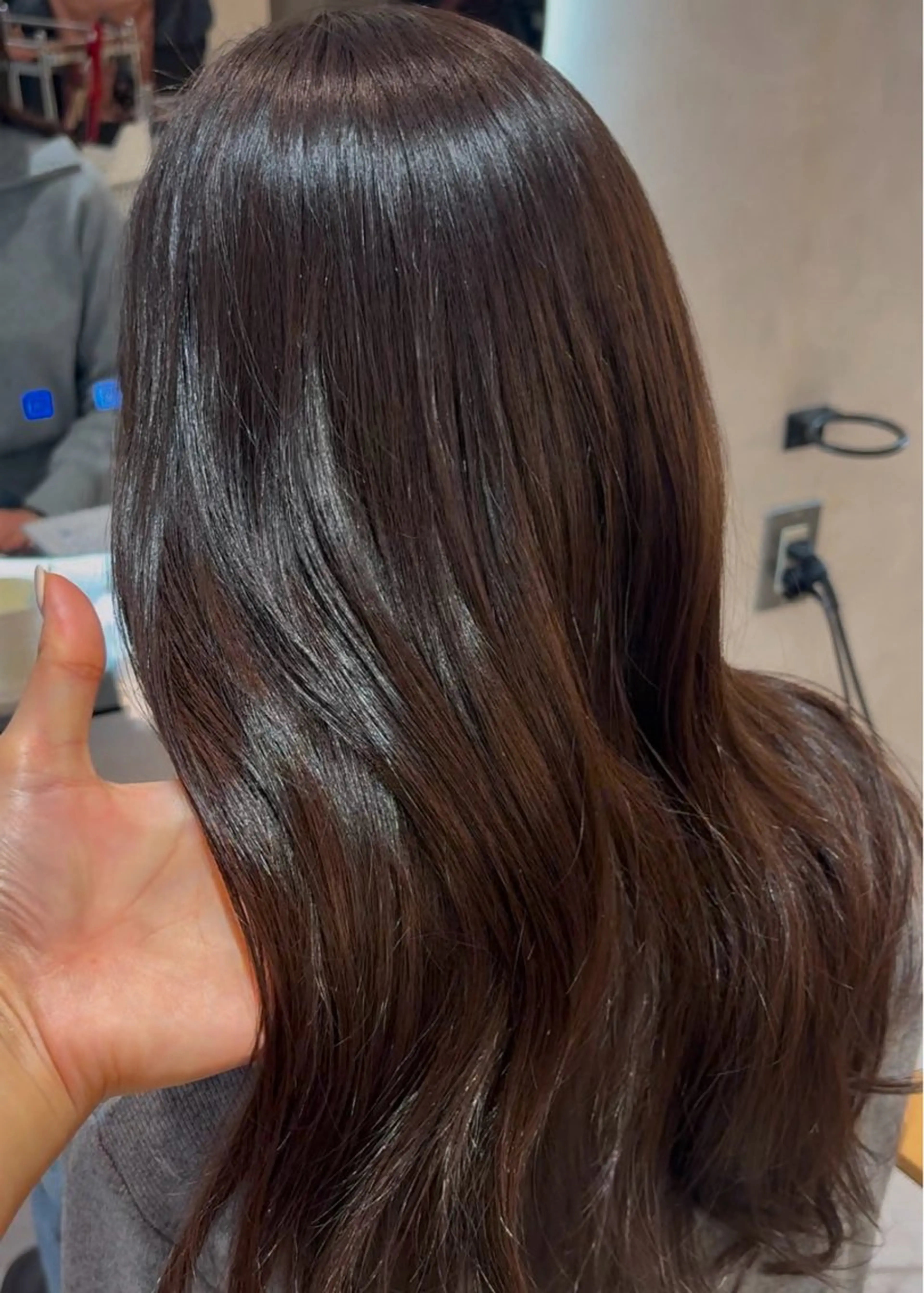 ロング カラー ベージュカラー ケアカラー 透明感カラー グレージュ オリーブベージュ enu hair所属・ショートモデル募集 エクステ専門店まりこのその他イメージ