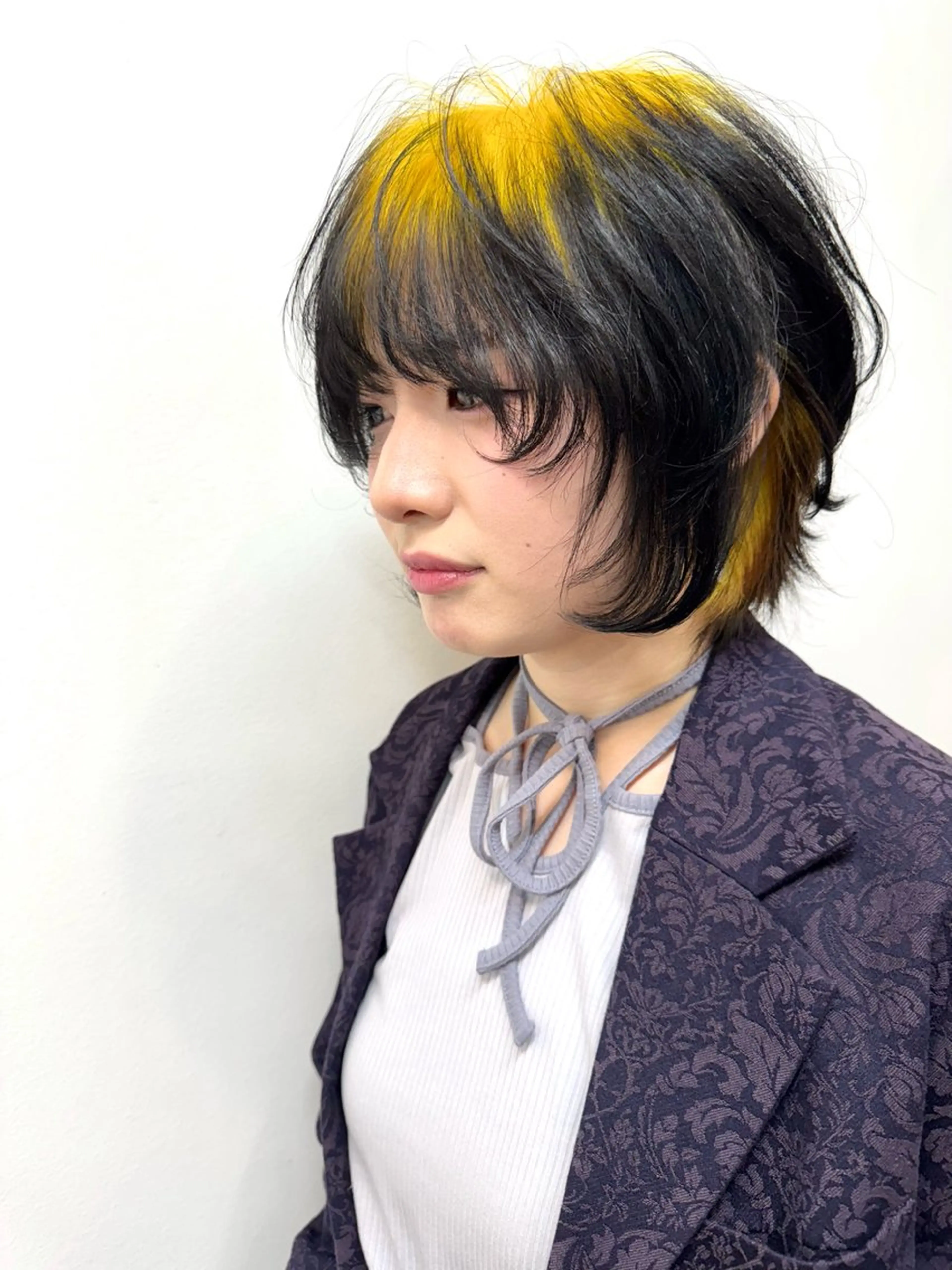 🧑‍🎓学生割ꫛꫀꪝ✧‧˚デザインカラー（※イヤリングorインナーorアンブレラetc）（ケアブリーチ込）の写真