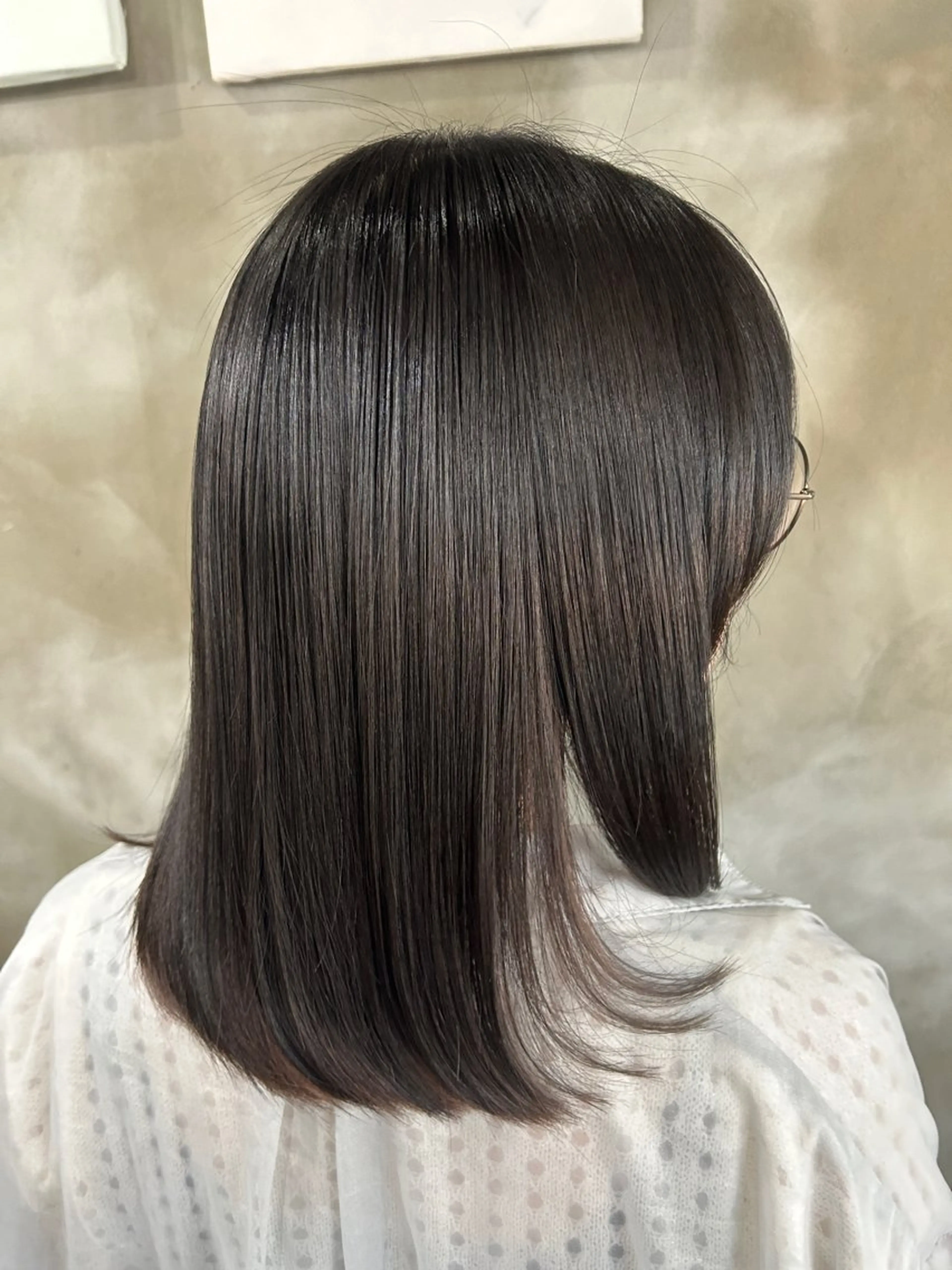 ミディアム enne hair&organic所属・🌟髪質改善メテオ カラーenne🫧のヘアスタイル