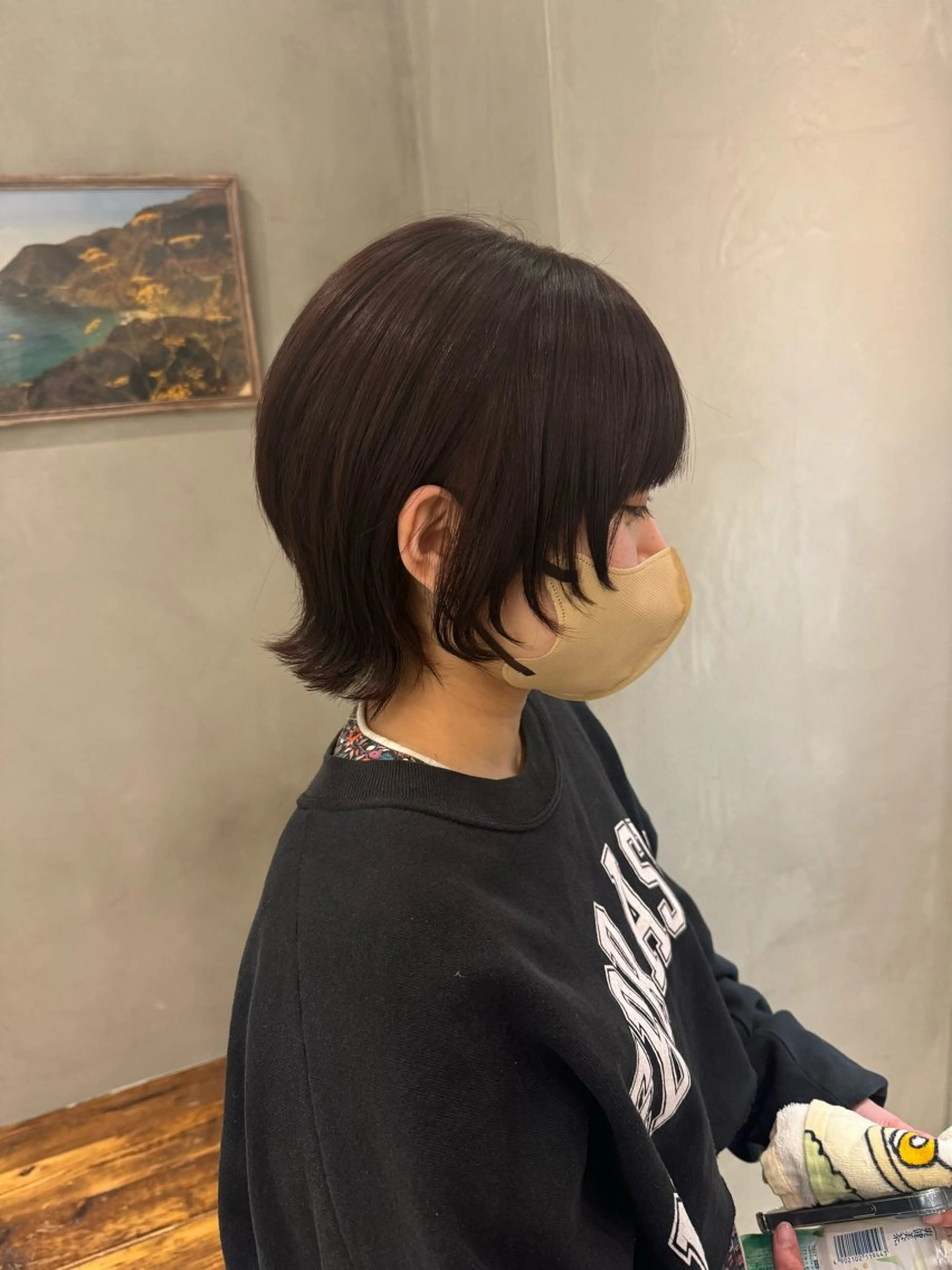 セミロング カット ヘアカラー トリートメント 顔周りcut・ご相談 =新宿しずく🇰🇷のヘアスタイル