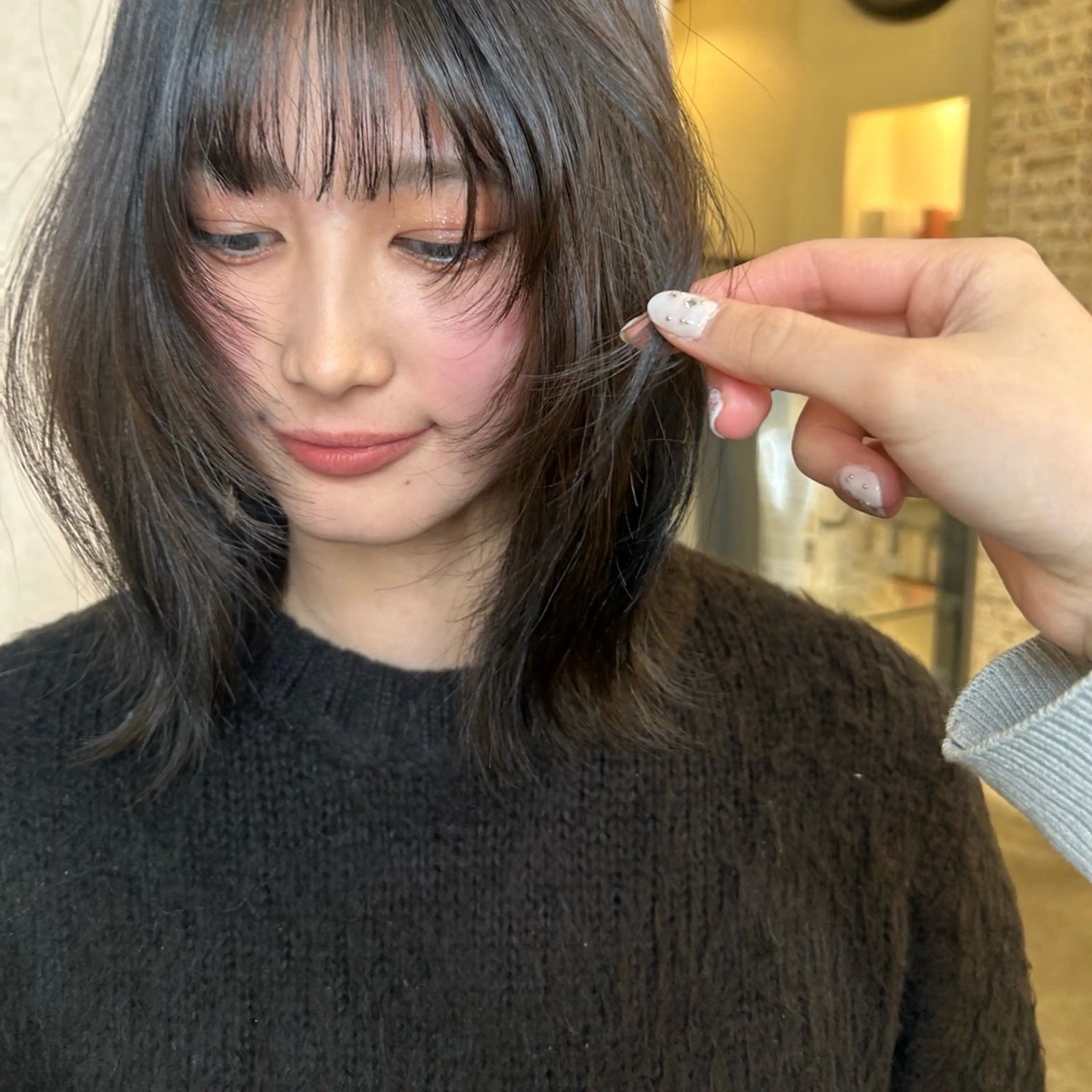 ミディアム ume /YUEのヘアスタイル
