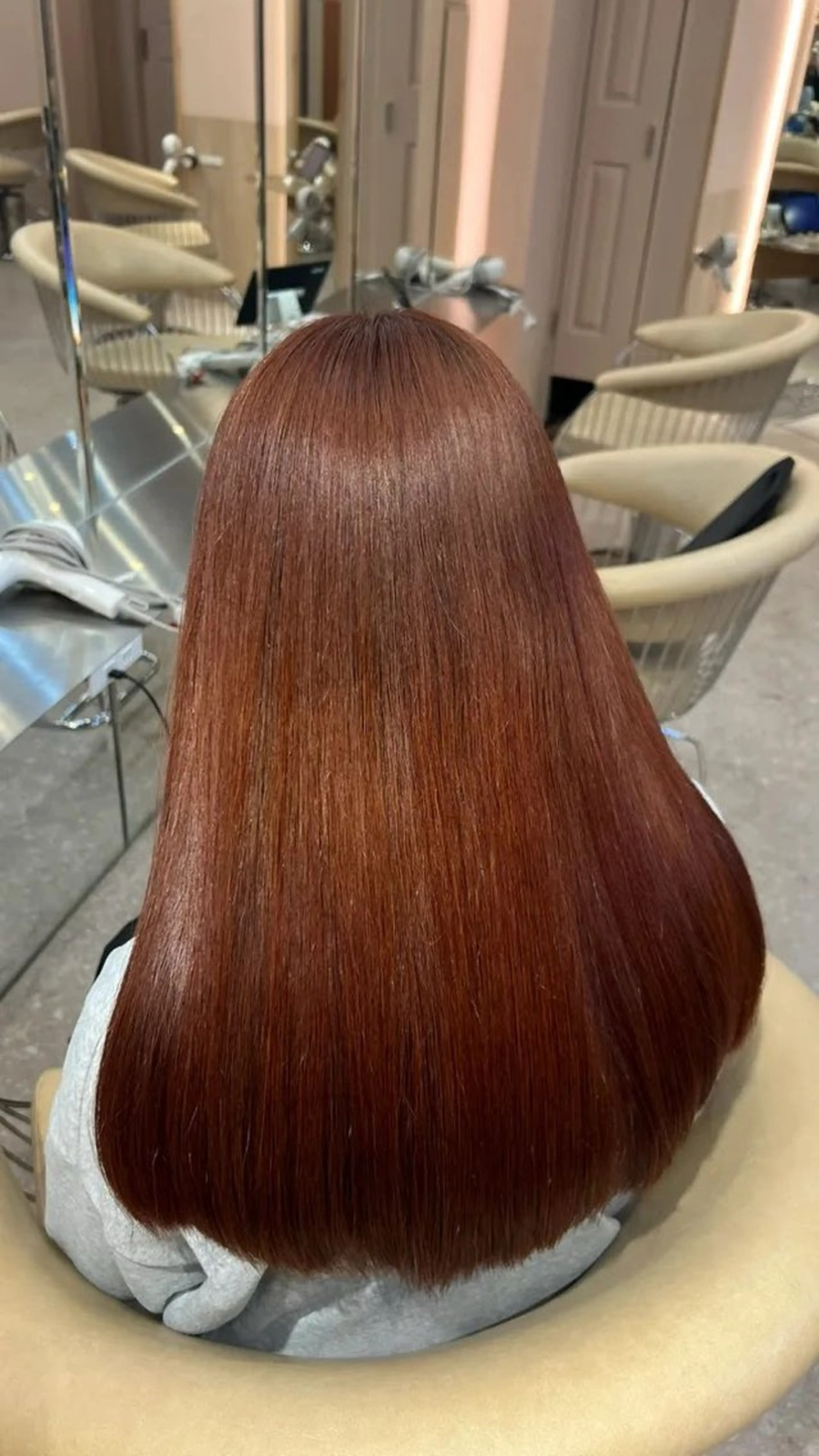 ロング カラー カット ヘアカラー トリートメント Lelie by artina所属・💚 AKI 💚のヘアスタイル