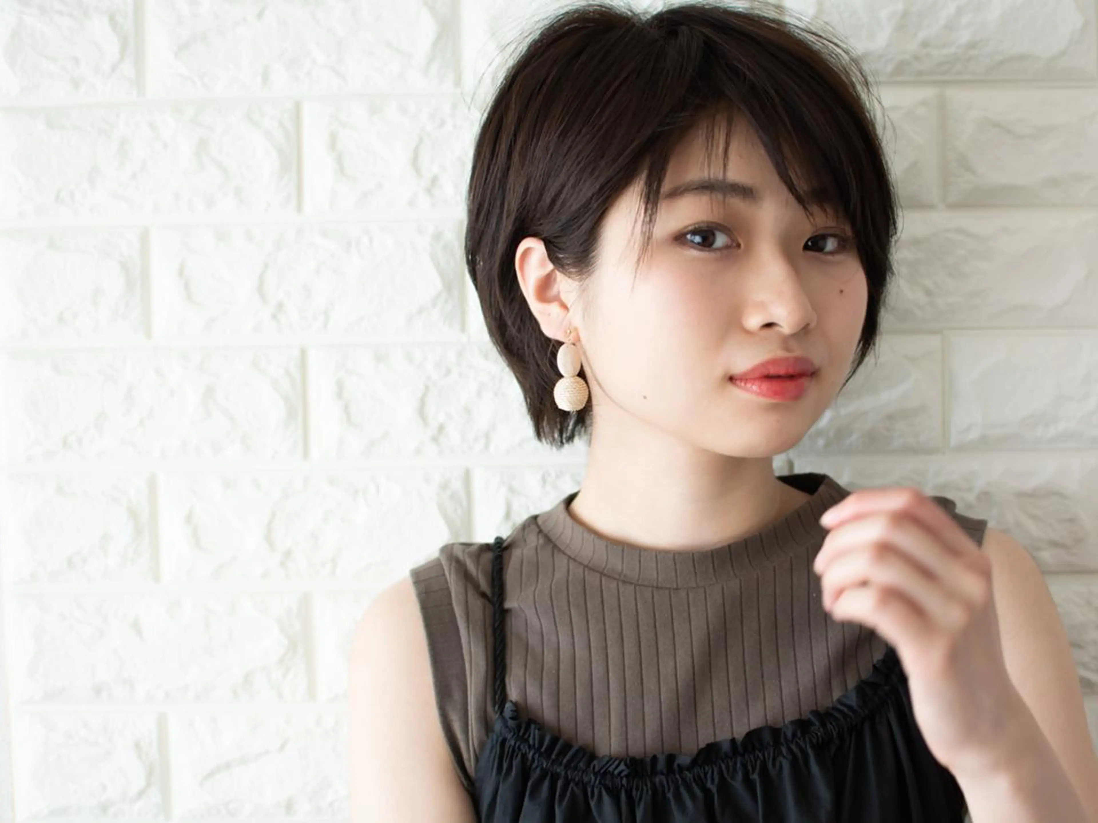 ショート ショートボブ アッシュ ボブ 外国人風カラー ショートヘア 撮影モデル 斉藤 正敏のその他イメージ