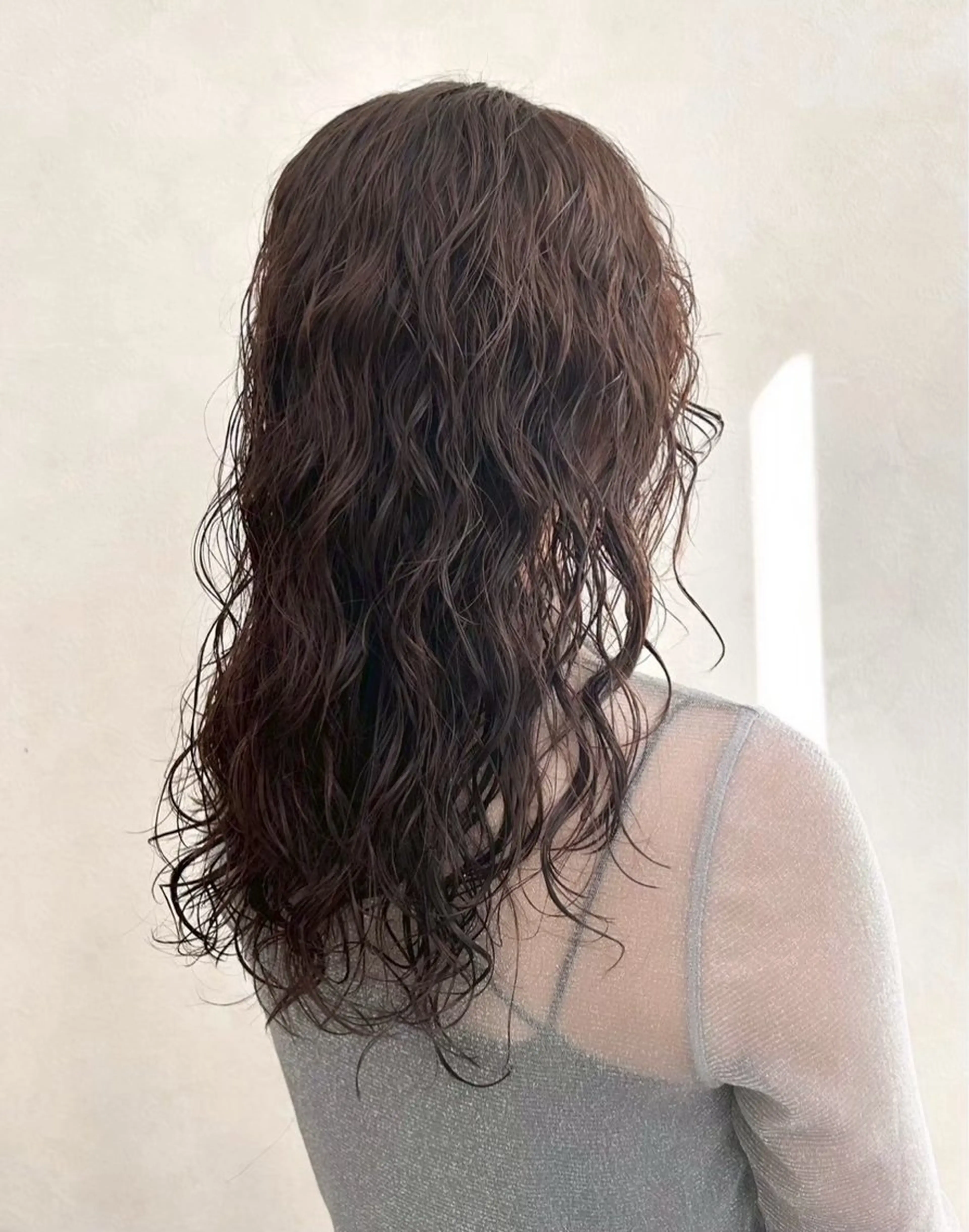 ロング パーマ ✨透明感カラー特化/ シャドウパーマ特化✨のヘアスタイル