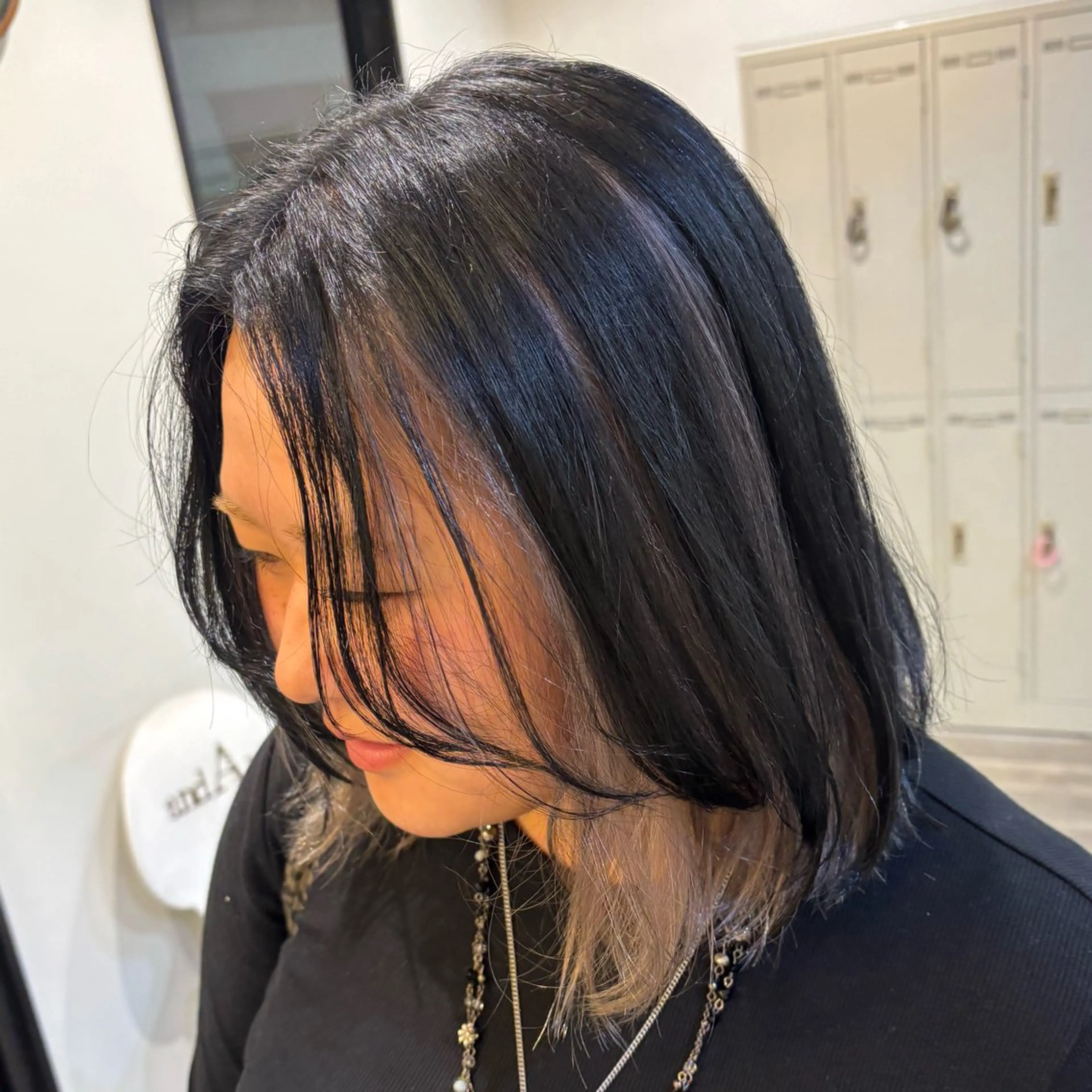 ミディアム ヘアカラー 🎀ハイトーン/ 艶カラー/夕月🎀のヘアスタイル