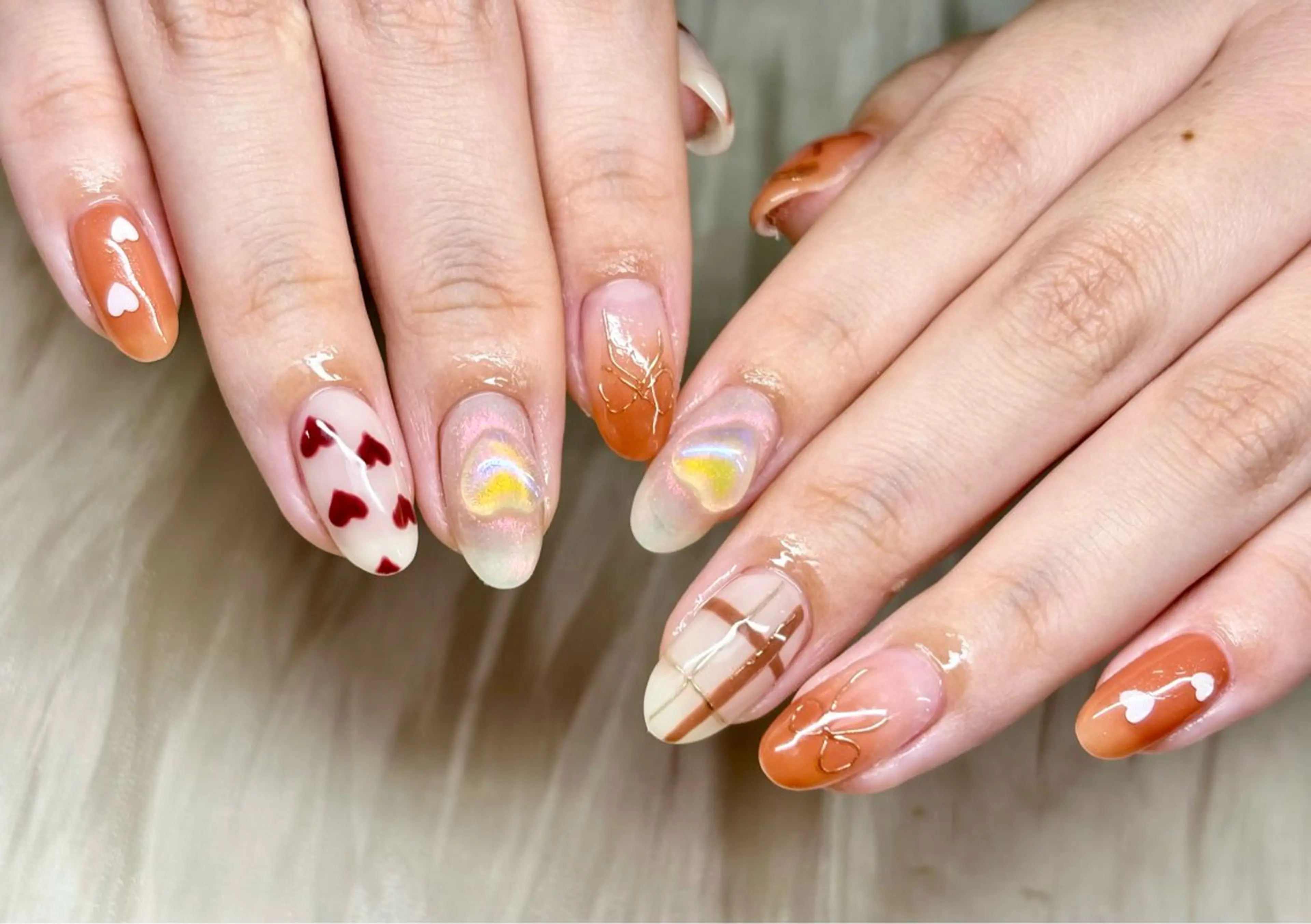 ネイル 持ち込み ニュアンスネイル N.KIRARI hanaのネイルデザイン