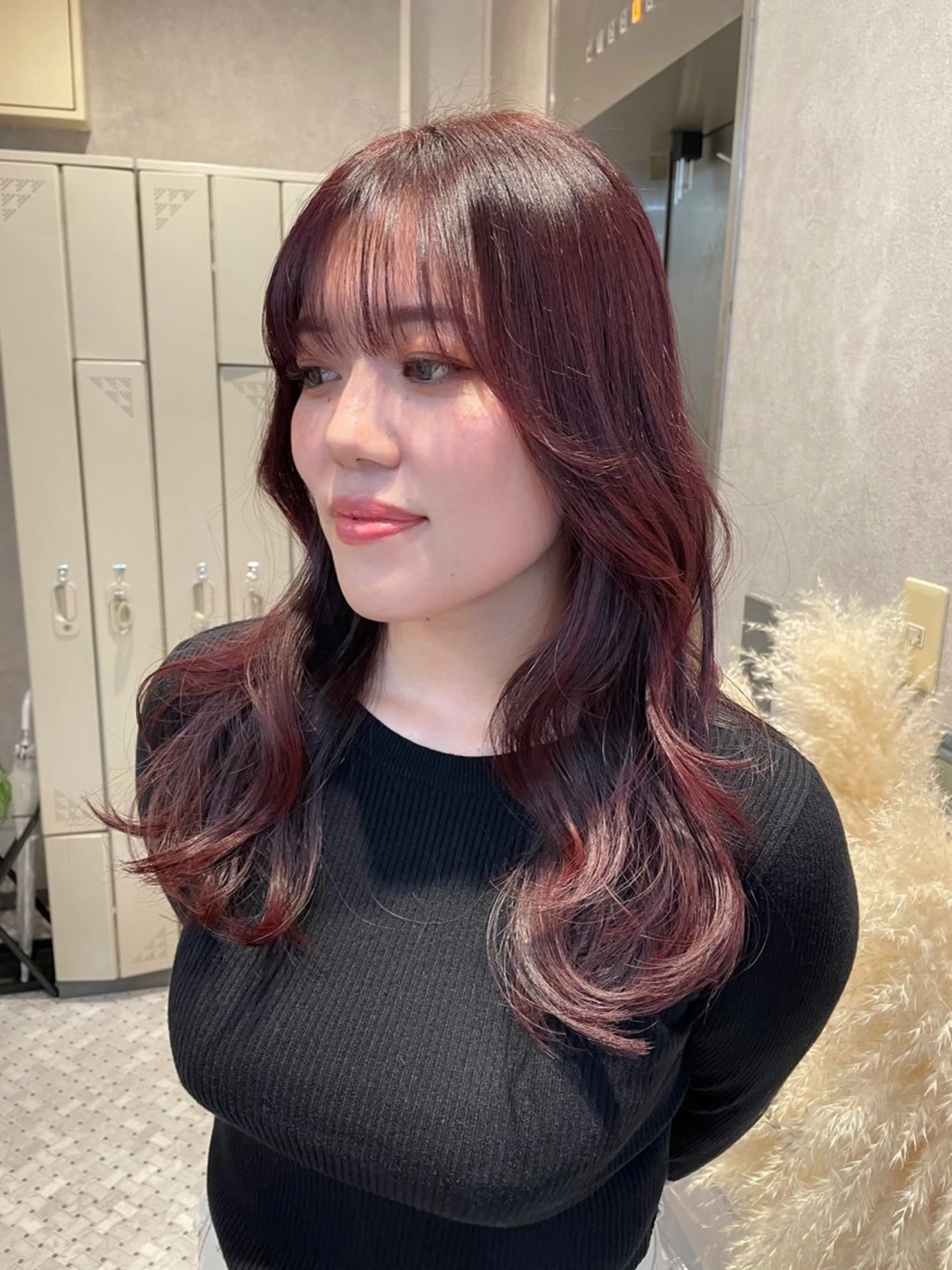 【艶感欲しい方必見🌷】韓国風小顔力ット＋オーガニックカラー+ 3STEPトリートメントの写真