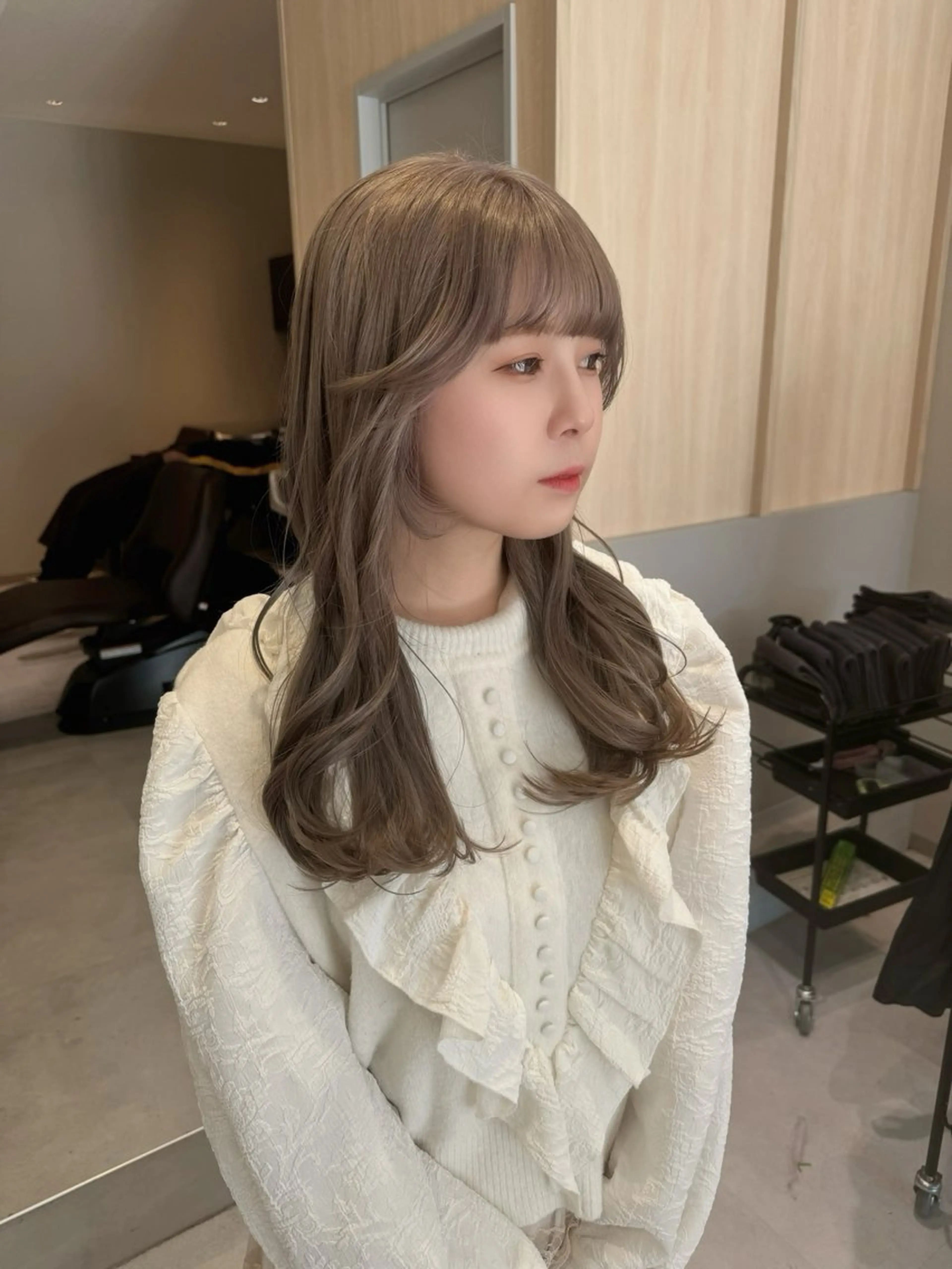 ロング カラー カット ヘアカラー トリートメント ヘアセット ✂️似合わせの魔術師 石田一樹✂️のヘアスタイル