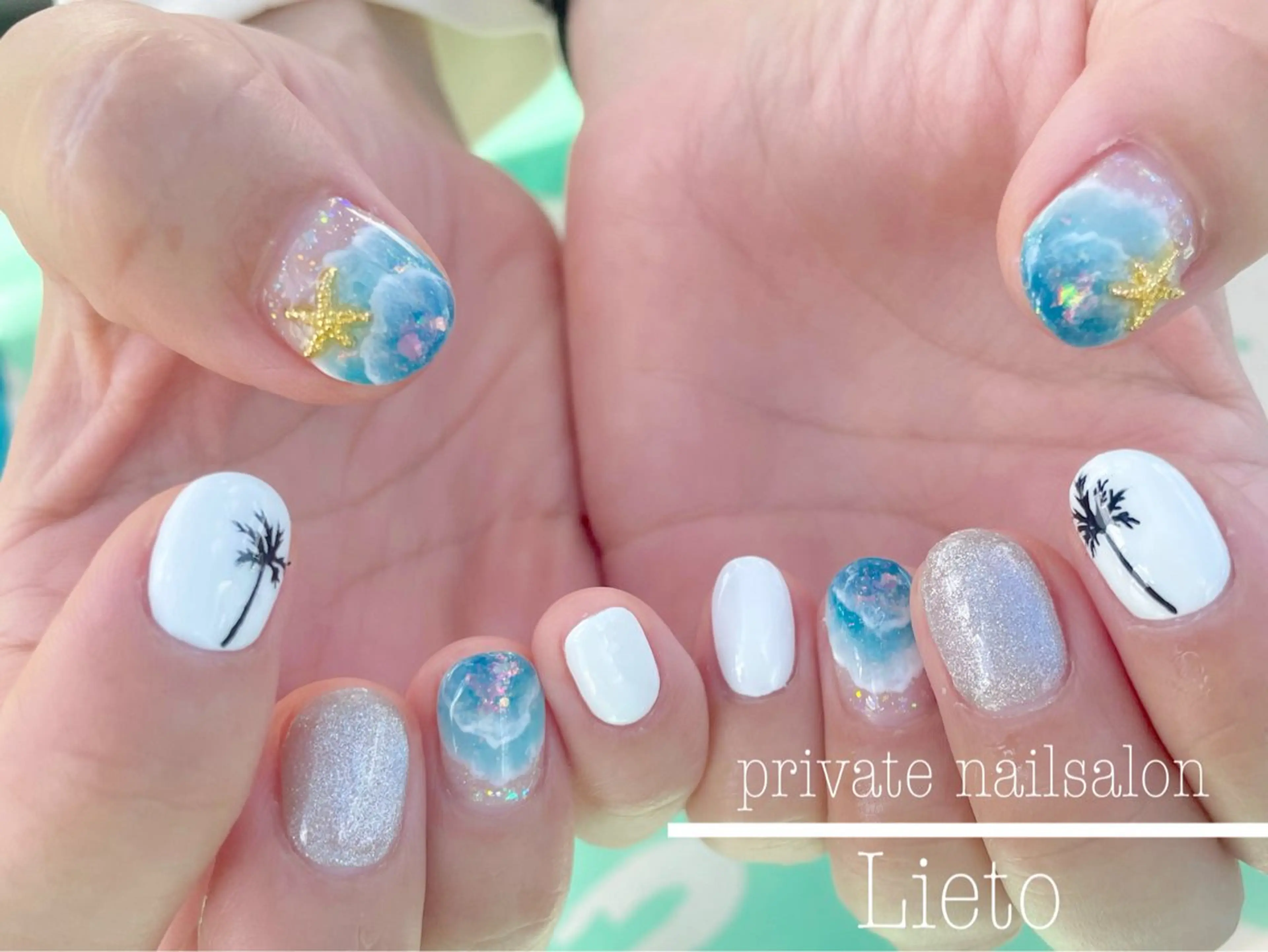 ネイル 持ち込み nailsalon Lietoのネイルデザイン