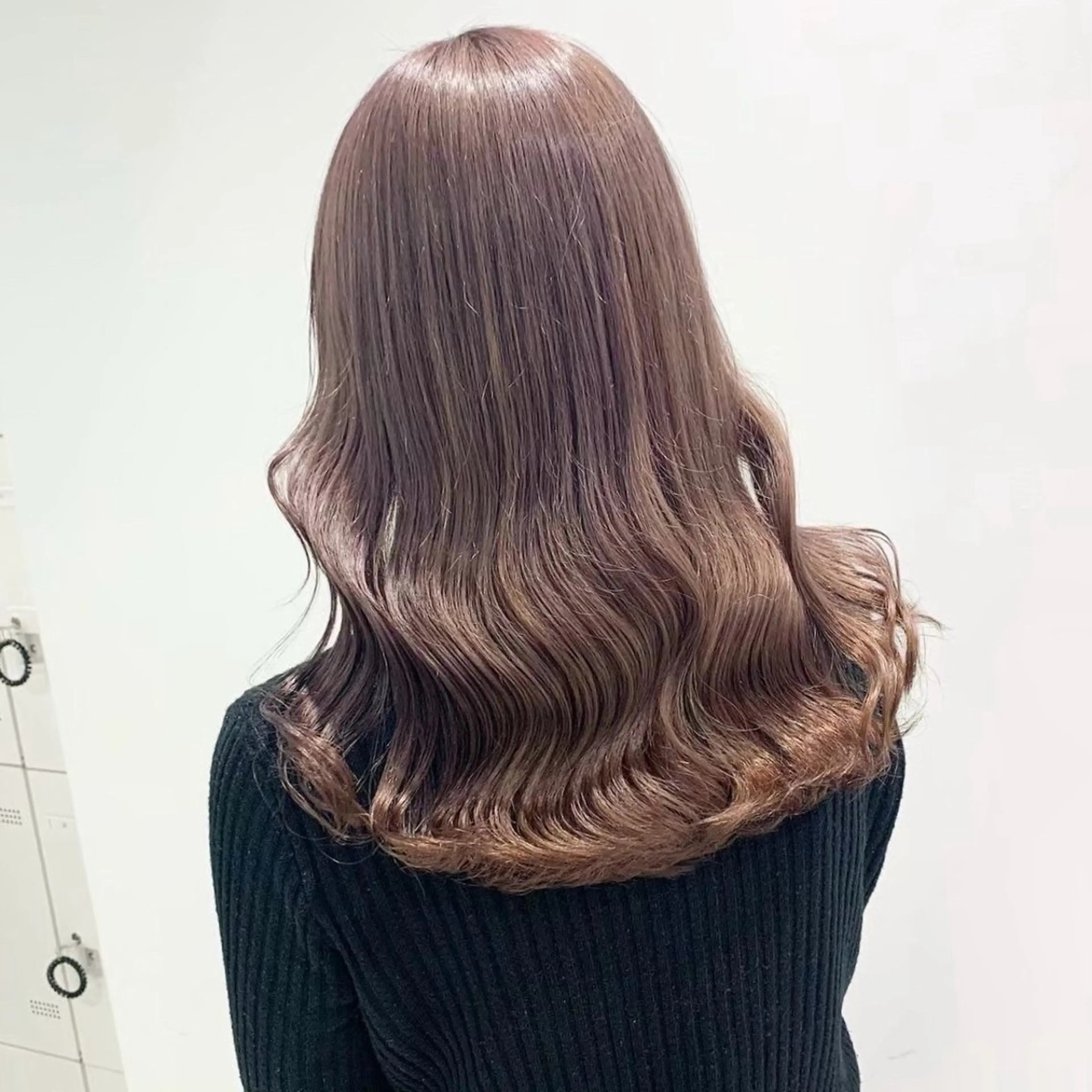 ロング カラー 韓国風艶髪🎀 暖色カラー🤍のヘアスタイル