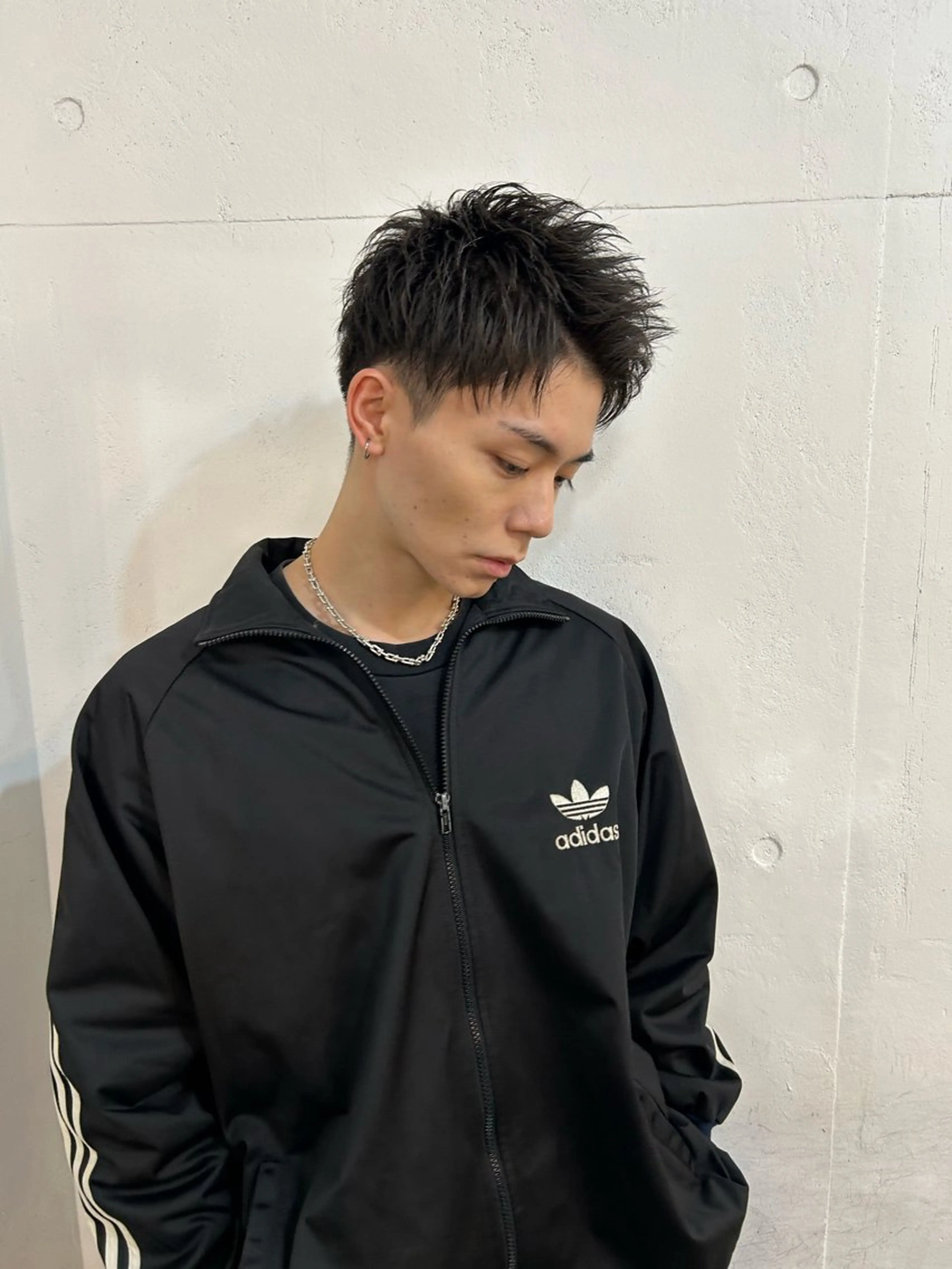 メンズ アップバング 刈り上げ カット メンズ特化美容師 水野友貴のヘアスタイル