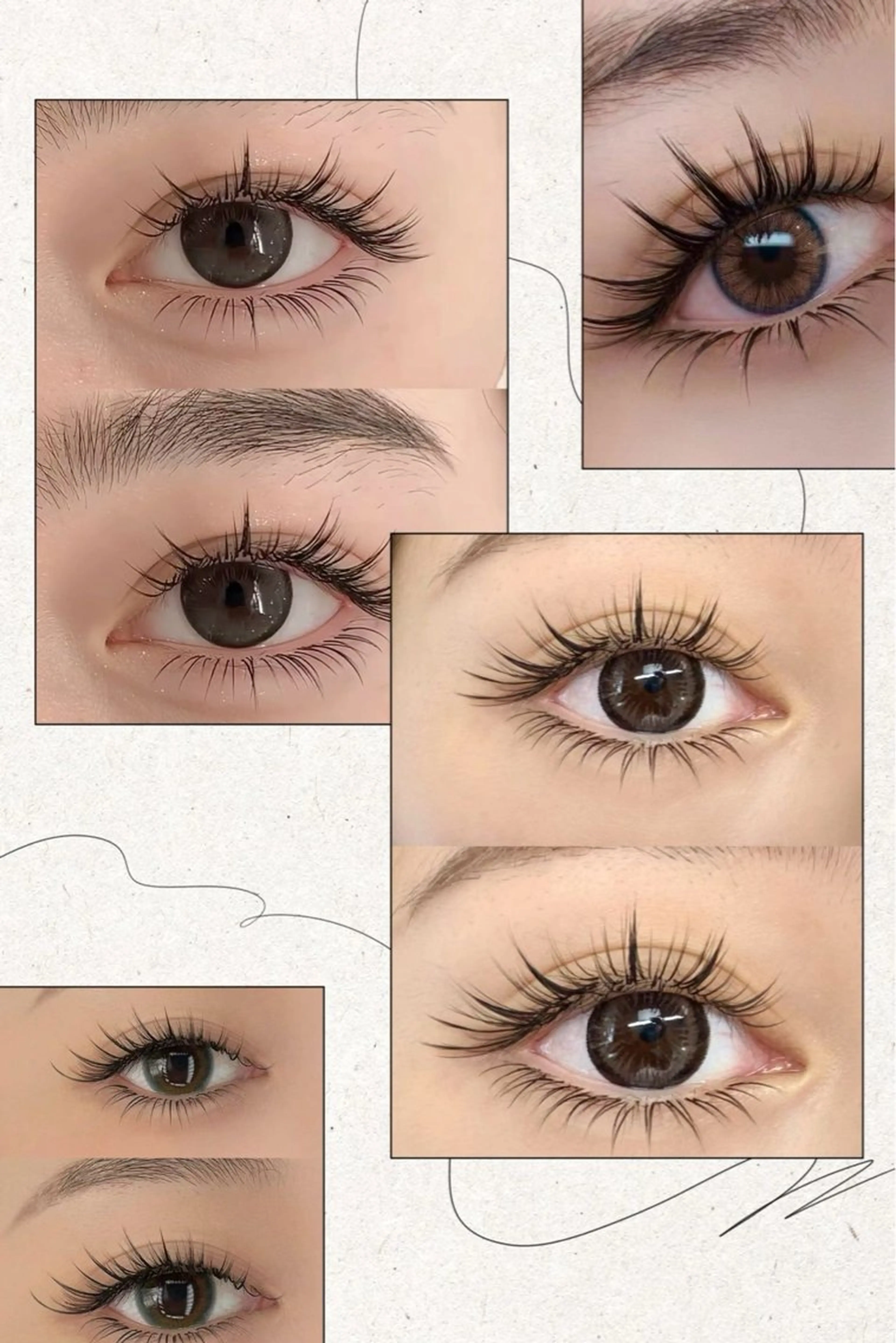 【❤️人気No1】ワンホンフラットラッシュ140本＋下30本￥7980の写真