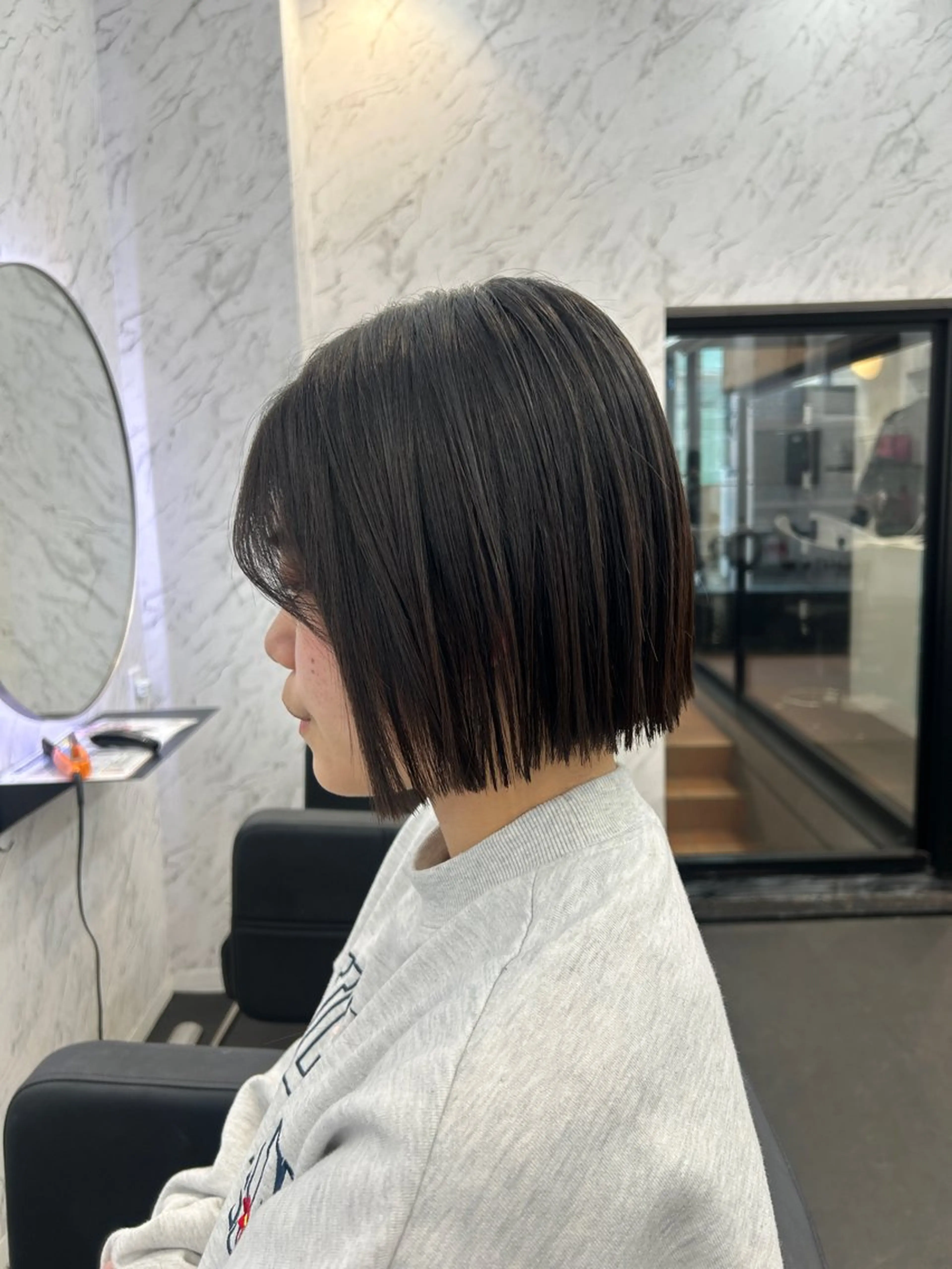 ショート ボブ カット 韓国艶カラー 🇰🇷💎MIUのヘアスタイル