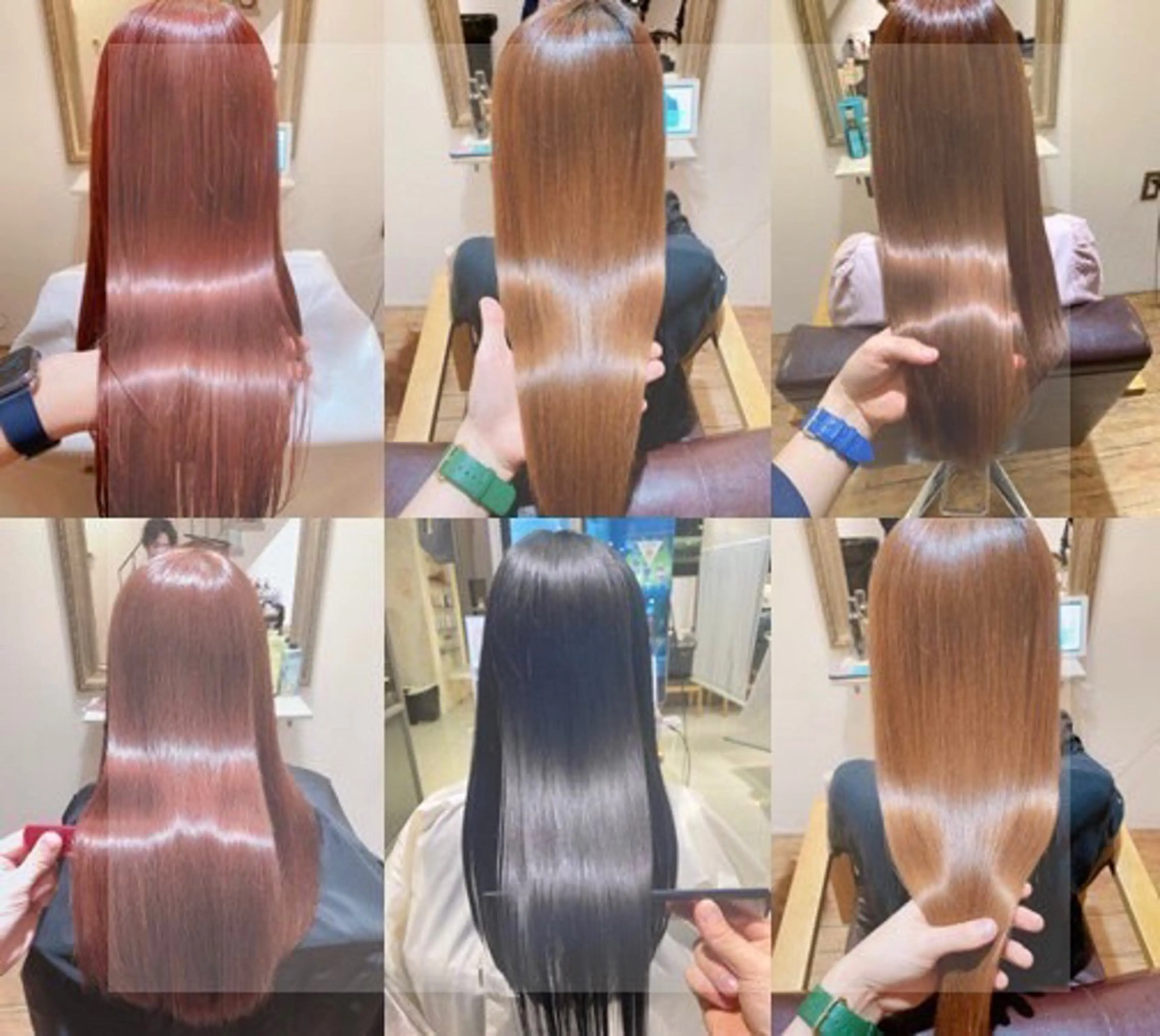 セミロング カラー イヤリングカラー Ai 浅草橋店のヘアスタイル