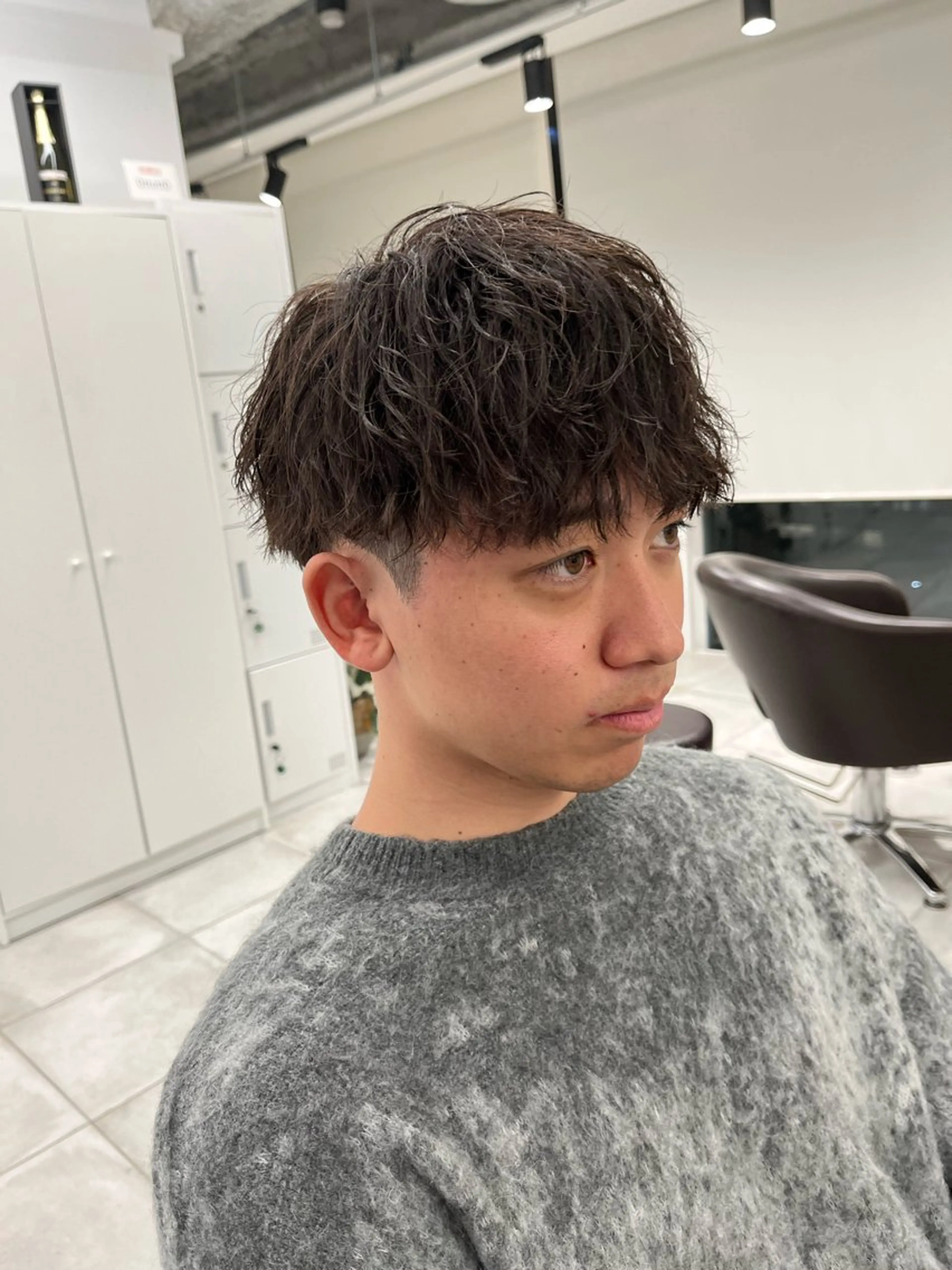 ショート パーマ メンズ 🏆メンズヘア特化 🥇代表りんぺーのヘアスタイル