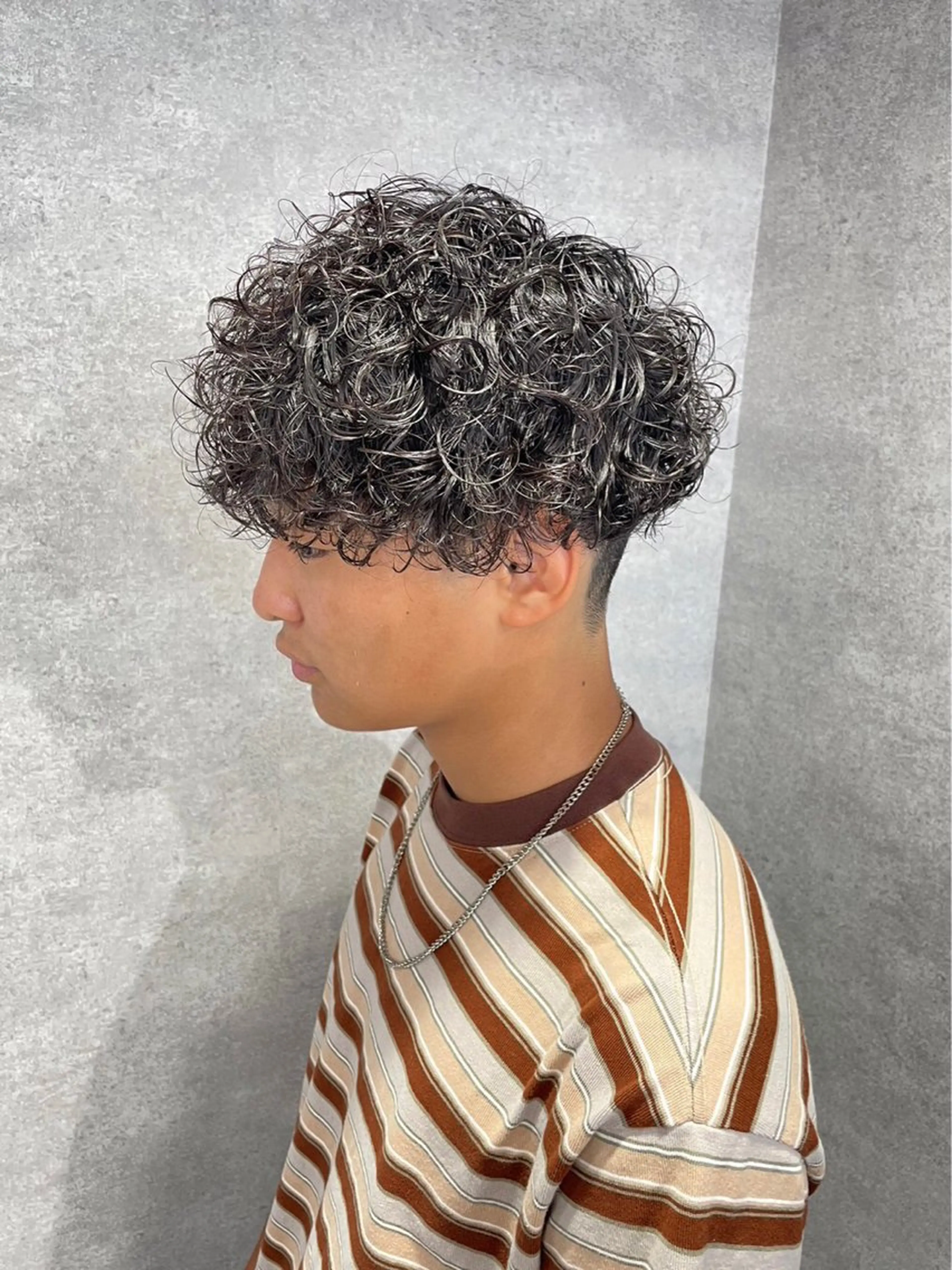 ミディアム カラー パーマ メンズ ✨【公式】渋谷メンズ サロン BLUCK✨のヘアスタイル